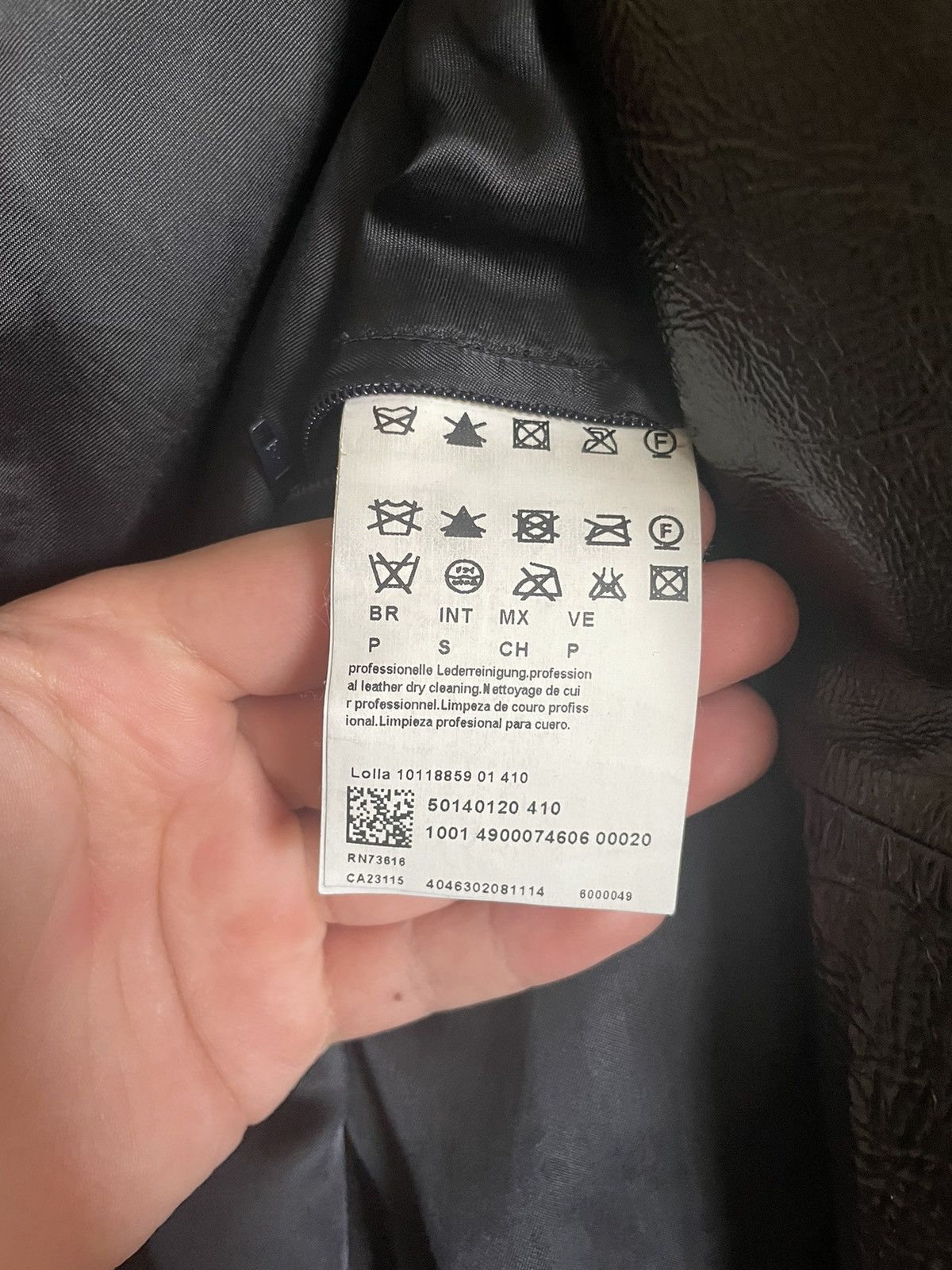 Hugo Boss Vintage Hugo Boss Leather Jacket Size S / US 4 / IT 40 - 6 Thumbnail