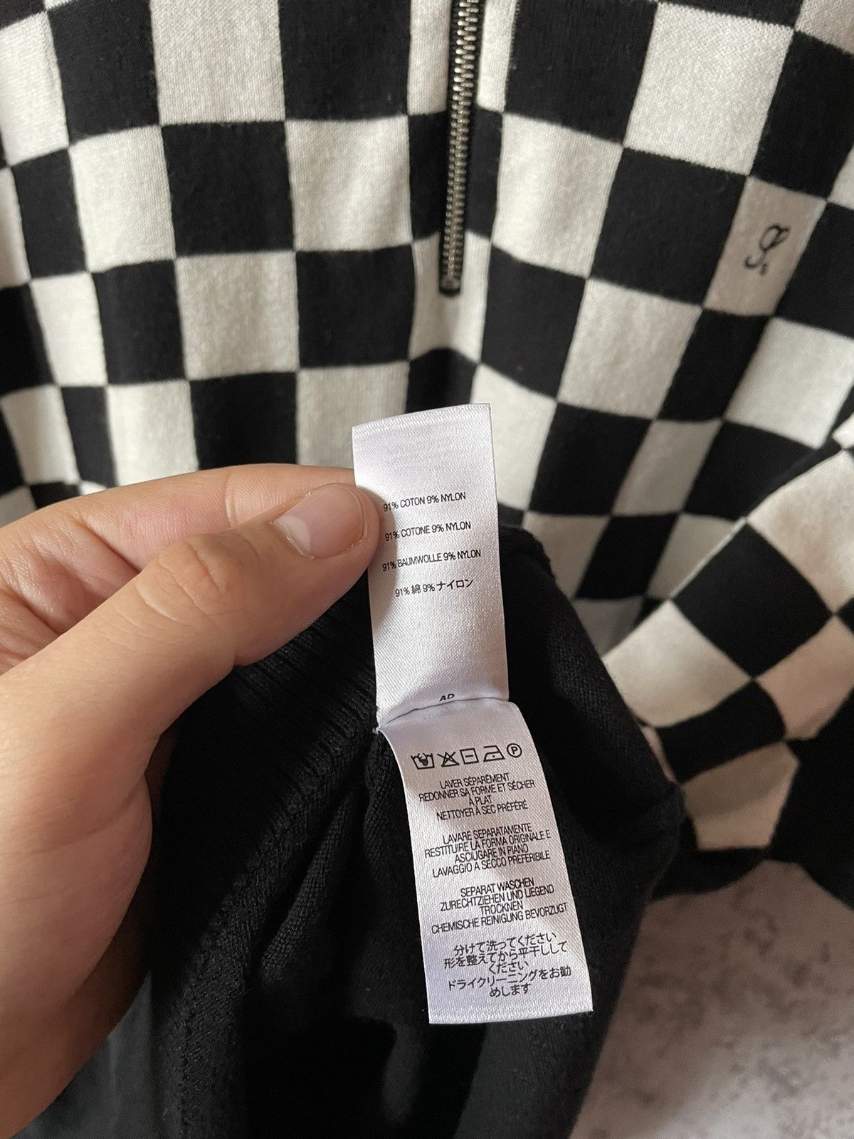 Supreme Supreme Checkered Zip Polo Size US XL / EU 56 / 4 - 12 Thumbnail
