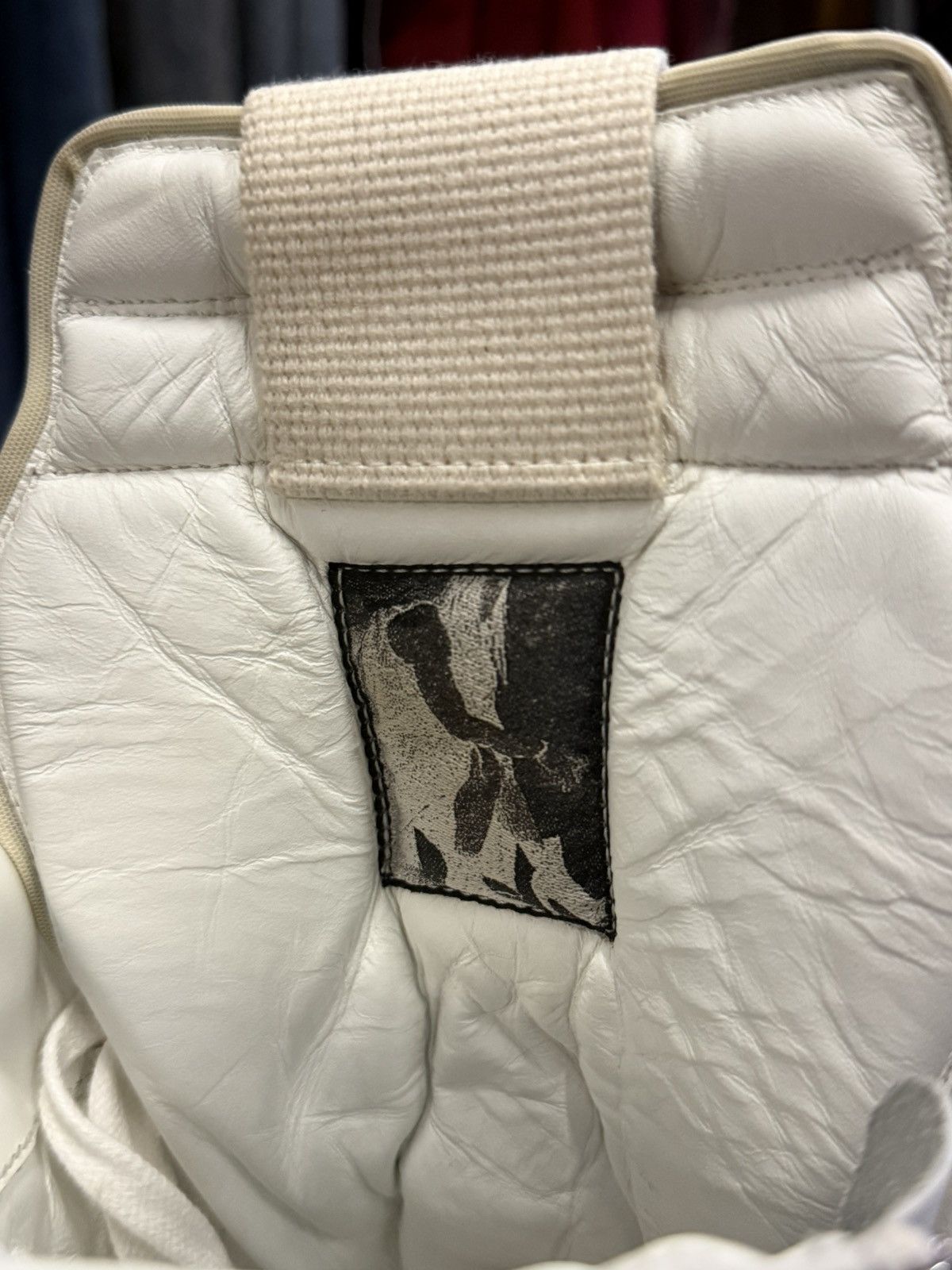 Rick Owens Rick owens geobasket chalk white blue transparent Size US 13 / EU 46 - 7 Thumbnail