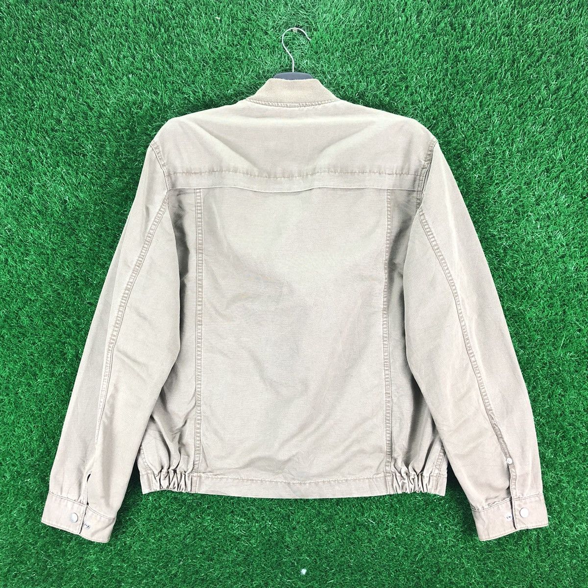 Uniqlo Vintage Y2K Uniqlo Bomber Jacket Style All Nude Size US L / EU 52-54 / 3 - 4 Thumbnail