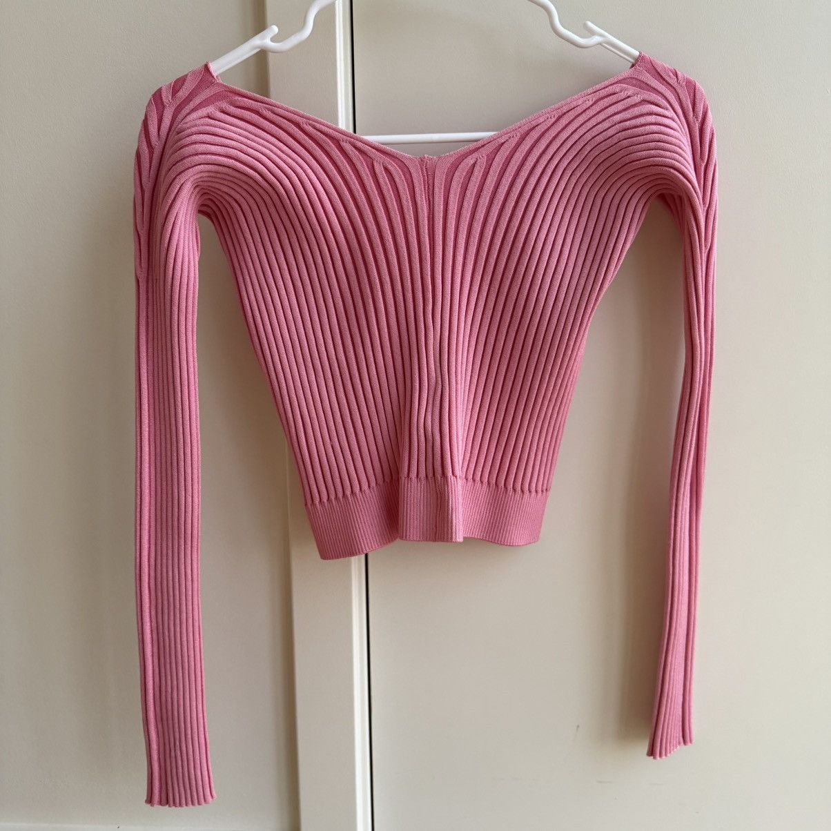 Jacquemus Jacquemus Pink Le Chou Chou Cardigan Size XXS / US 00 / IT 34 - 2 Thumbnail