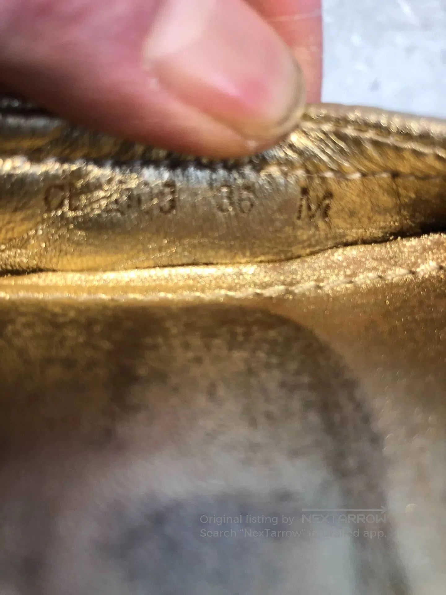Louis Vuitton Louis Vuitton Gold Bean Shoes. Size US 5 / IT 35 - 8 Thumbnail