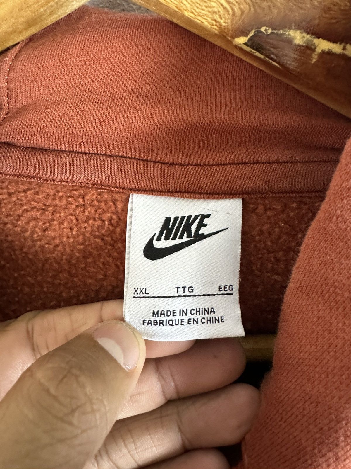 Nike Nike Hoodie Center Logo Brown Travis Size US XXL / EU 58 / 5 - 6 Thumbnail