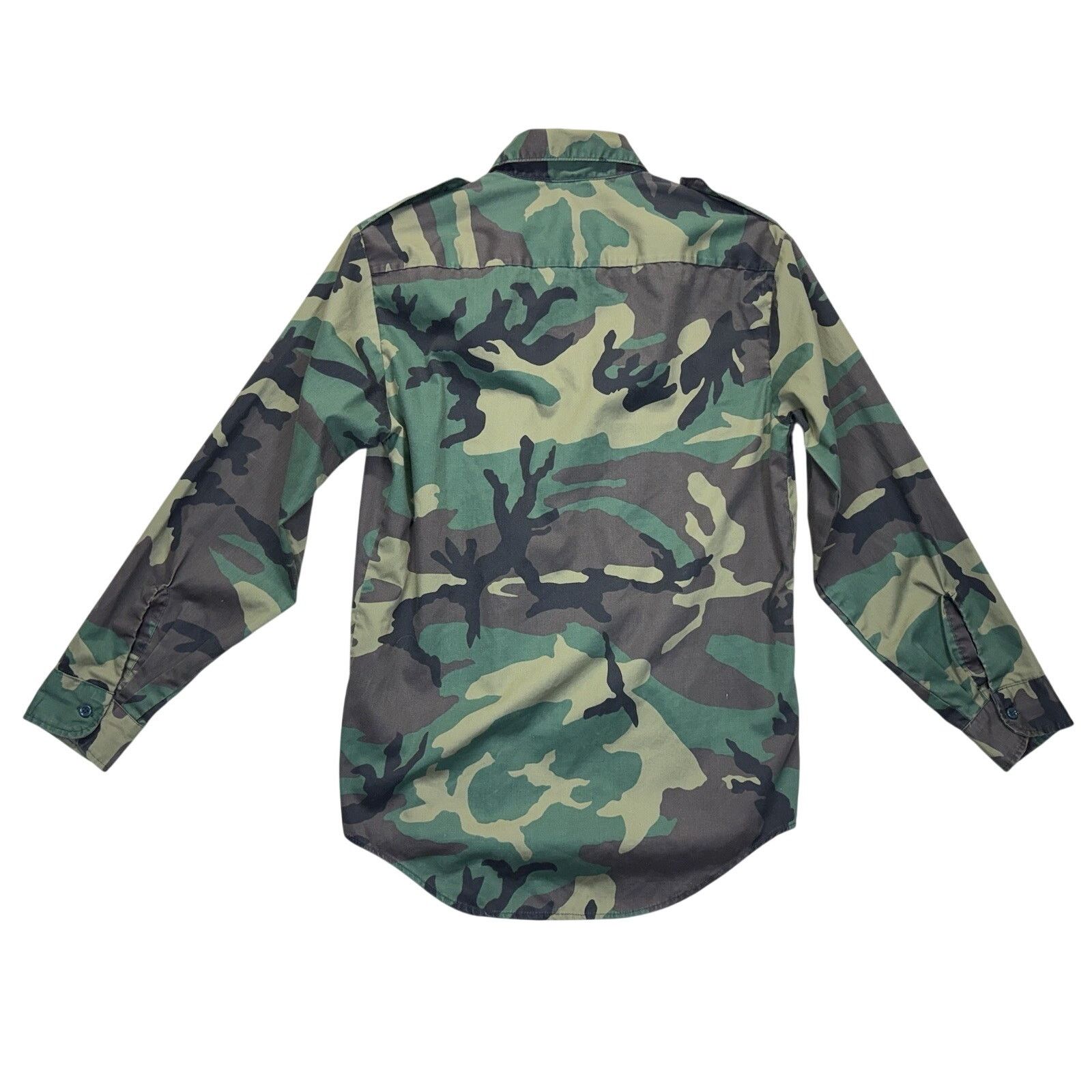 The Unbranded Brand Vintage Gung Ho Sz L Green Camo Military Button Shirt Size US M / EU 48-50 / 2 - 5 Thumbnail