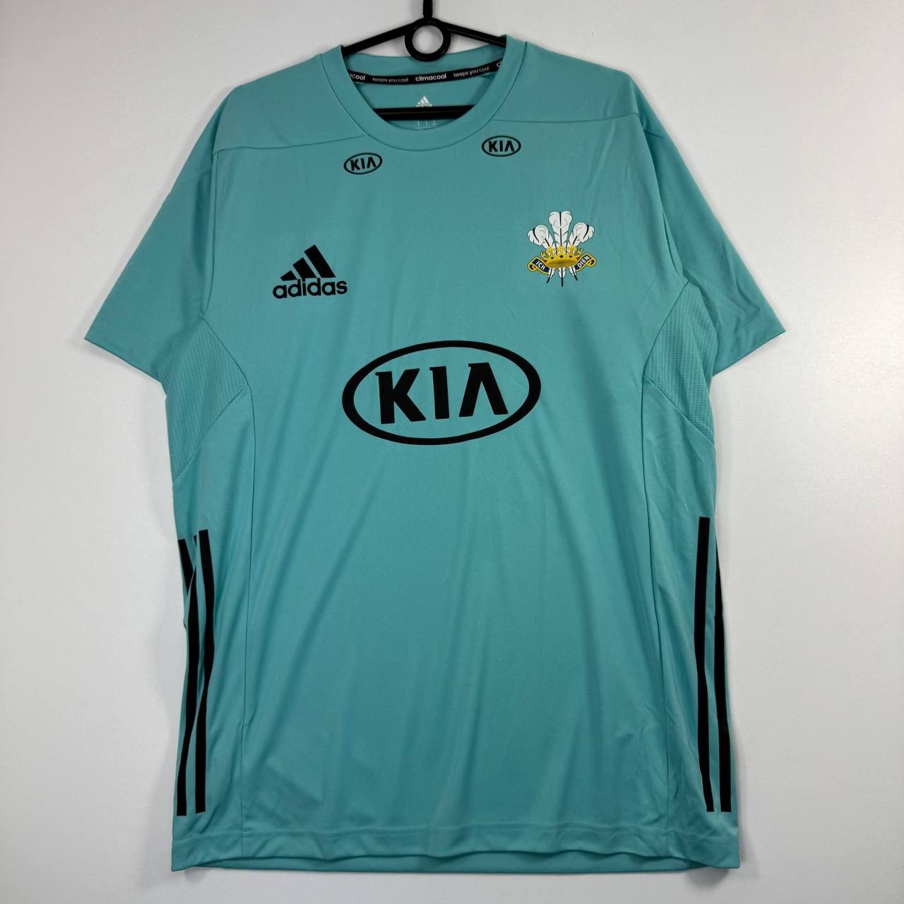 Adidas Wales Rugby Training Jersey Adidas KIA Blue Mens Size L Size US L / EU 52-54 / 3 - 1 Thumbnail
