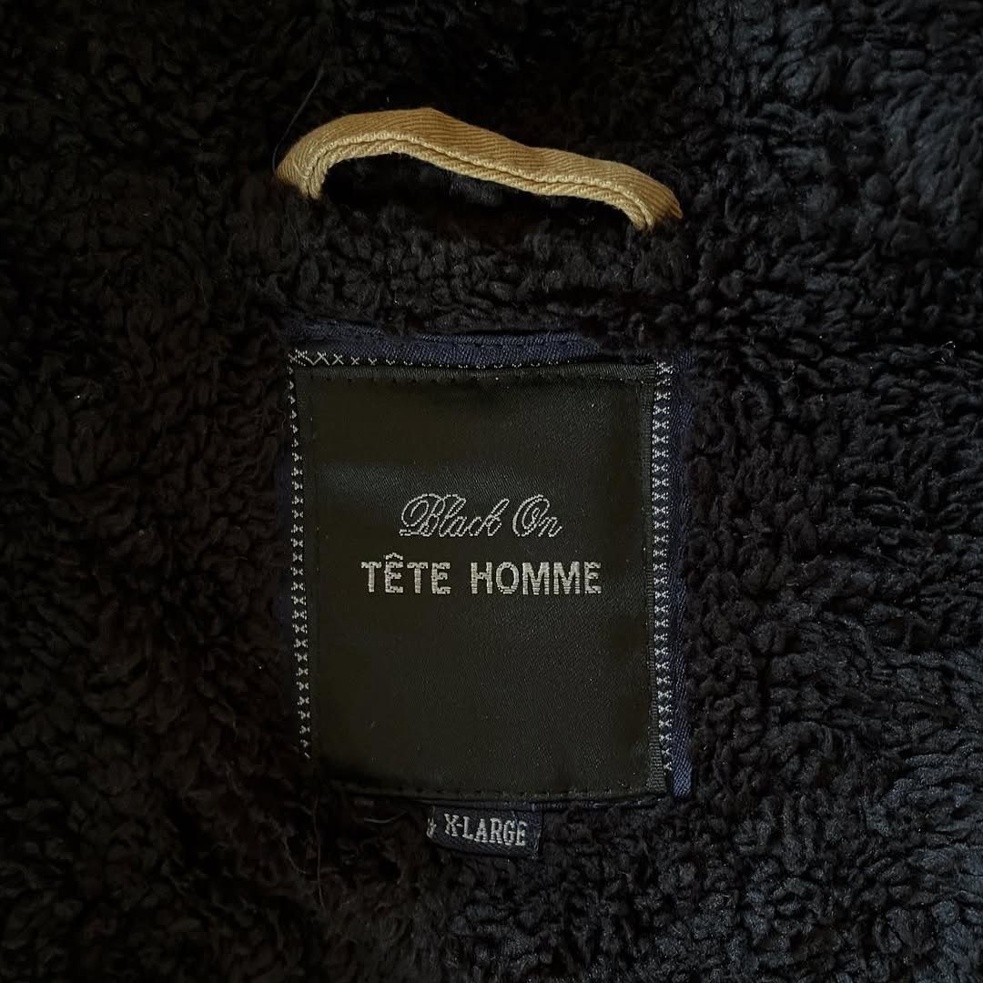 Issey Miyake × Japanese Brand × Tete Homme ⚡️QUICKSALE⚡️TETE HOMME Camo Boa Mountain Parka Jacket Size US XL / EU 56 / 4 - 8 Thumbnail