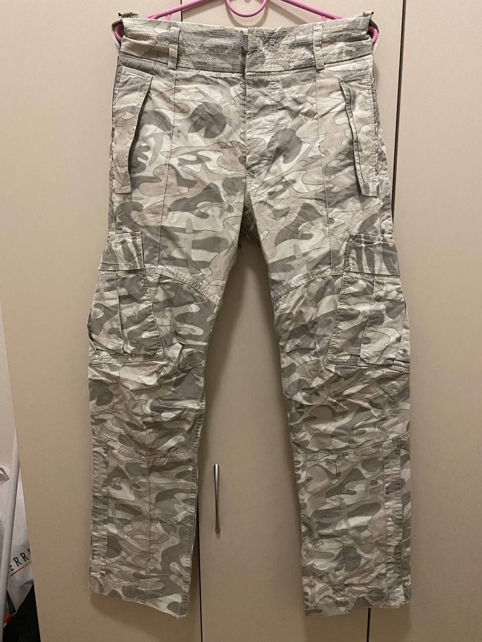 Diesel × Japanese Brand × Vintage Diesel Cargo pants camouflage white sand design Size US 30 / EU 46 - 1 Thumbnail