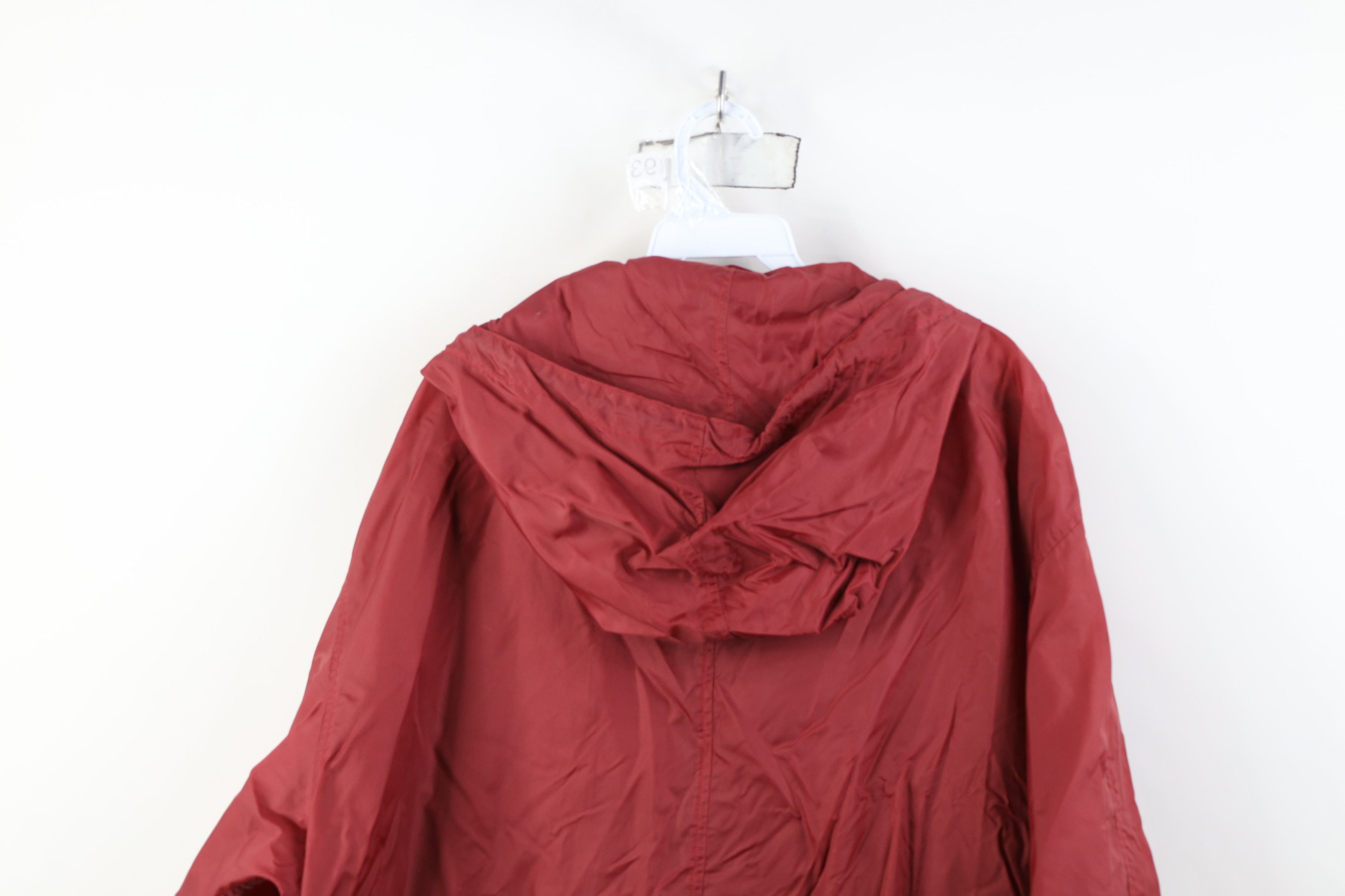 Gap Vintage 90s Gap Full Zip Hooded Windbreaker Parka Jacket Red Size US M / EU 48-50 / 2 - 15 Thumbnail