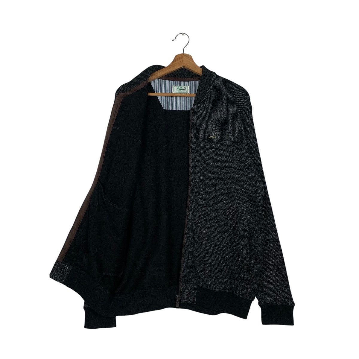 Vintage CROCODILE Bomber Sweater Jacket Casual Jacket #1953-C85 Size US L / EU 52-54 / 3 - 8 Thumbnail
