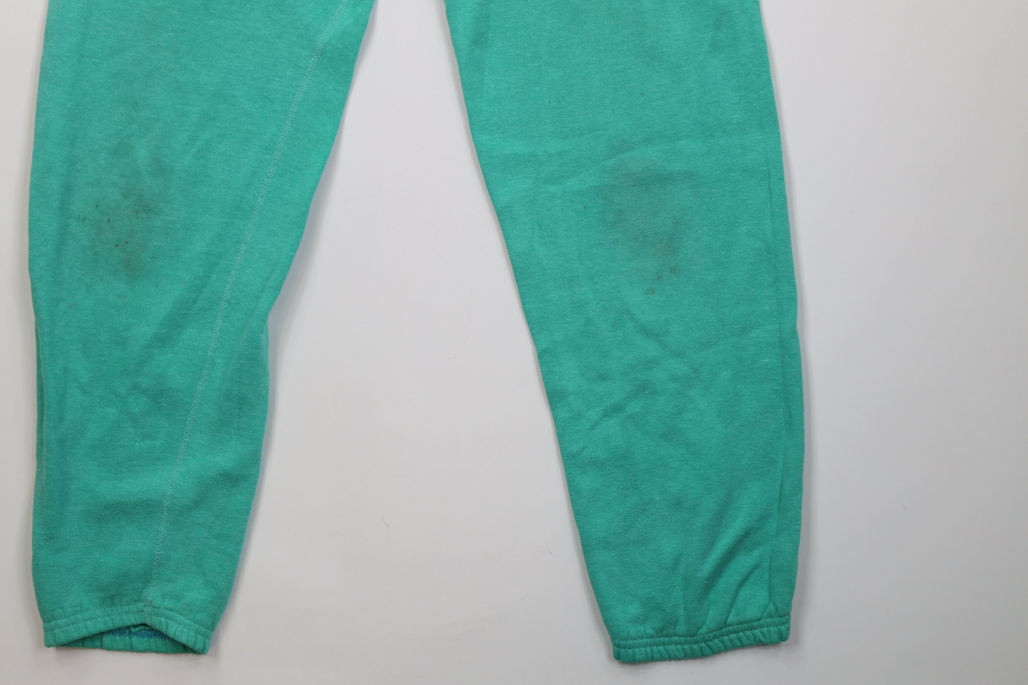 Vintage Vintage 70s Streetwear Gusset Sweatpants Joggers Teal USA Size 32" / US 10 / IT 46 - 5 Thumbnail