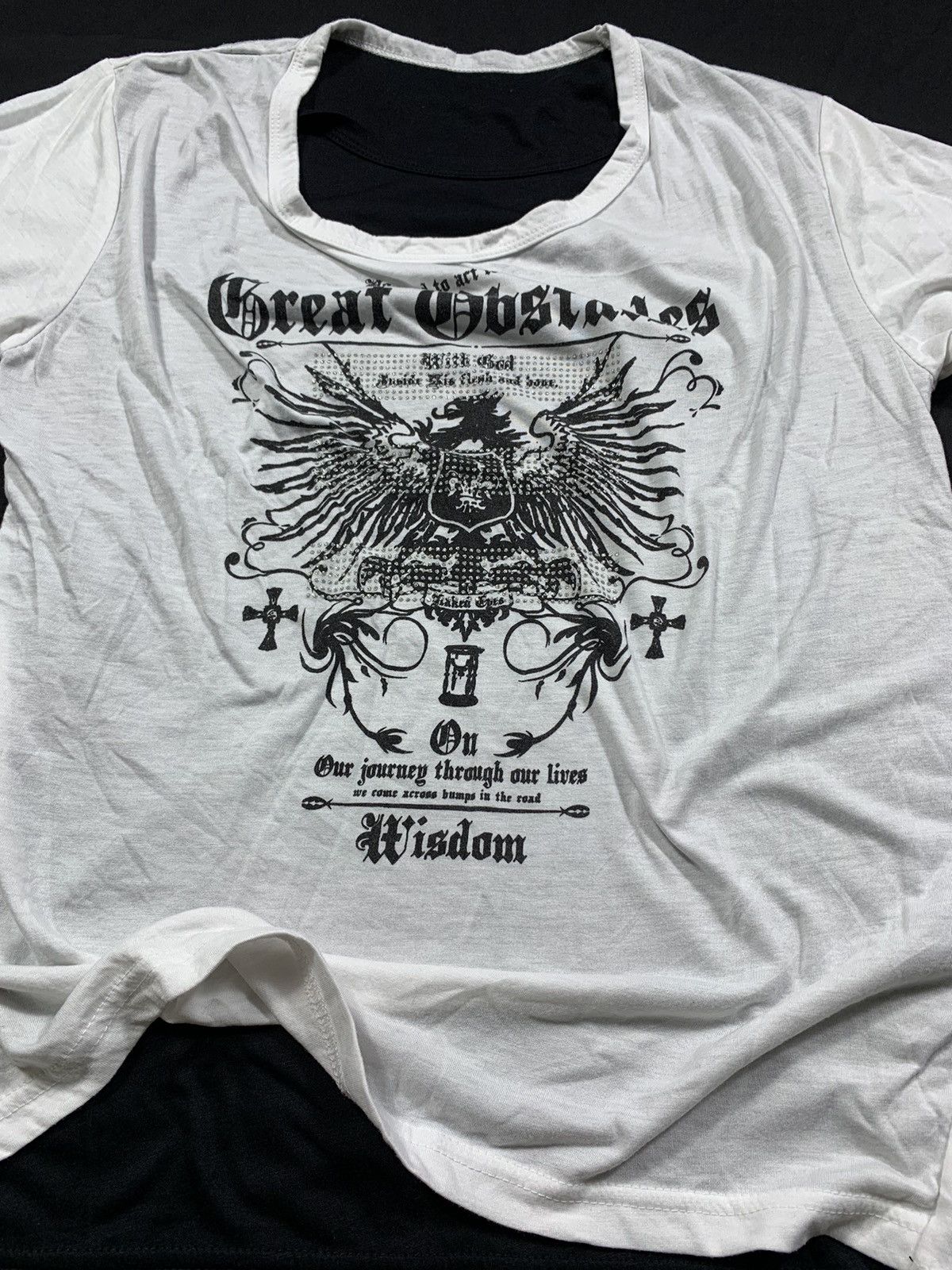 If Six Was Nine DOUBLE LAYER UNDEFINED GOTHIC PUNK SLEEVE Size US M / EU 48-50 / 2 - 3 Thumbnail
