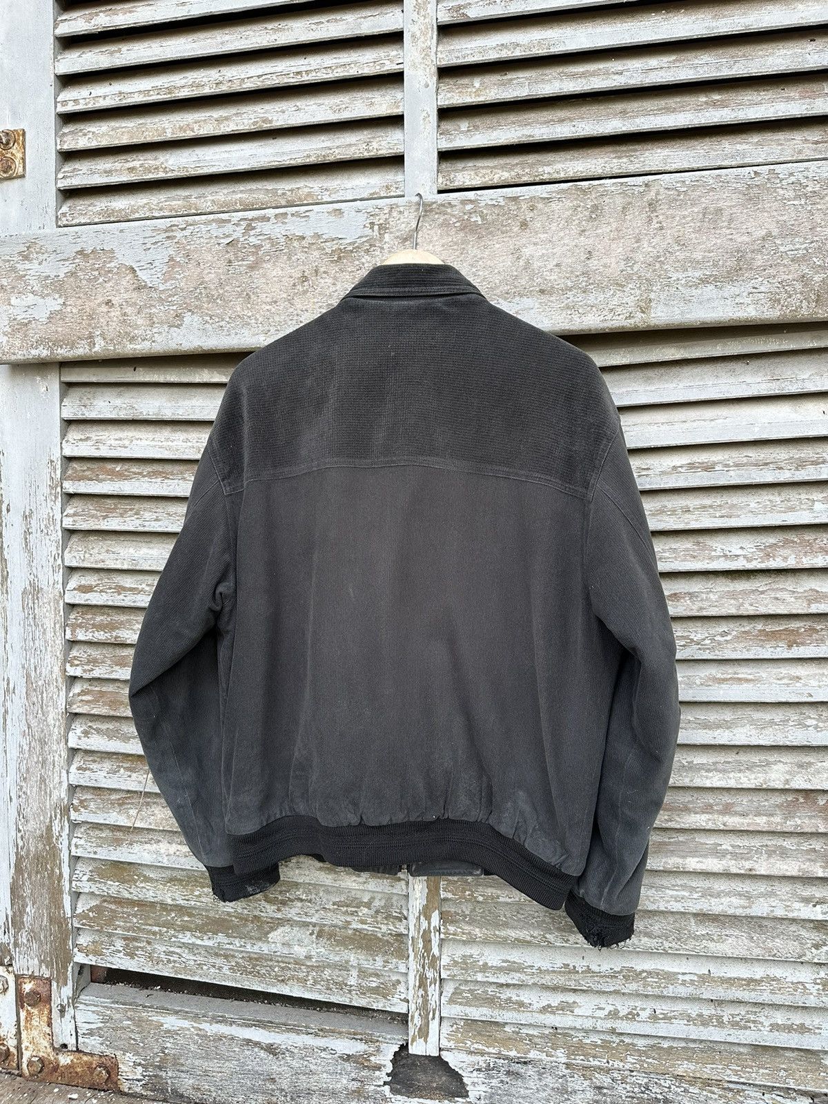 Vintage 👹THRASHED Crocodile Classic Corduroy Bomber Jacket Size US M / EU 48-50 / 2 - 10 Thumbnail
