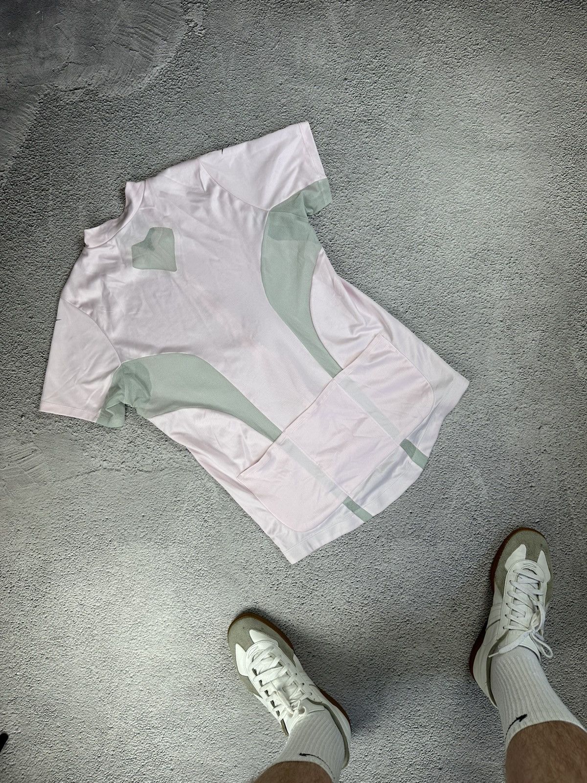 Nike × Vintage Nike Dri-FIT Cycling Jersey Pink Full Zip XL Portugal Size US XL / EU 56 / 4 - 2 Thumbnail
