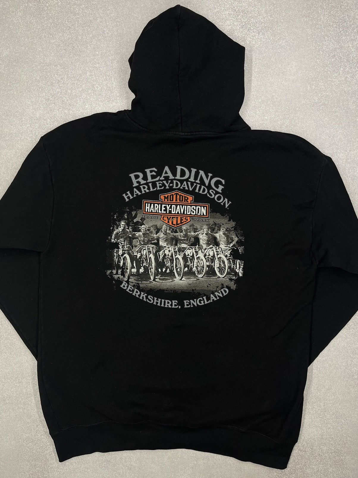 Harley Davidson Harley Davidson Berkshire England Black Zip Hoodie Size US XXL / EU 58 / 5 - 2 Thumbnail