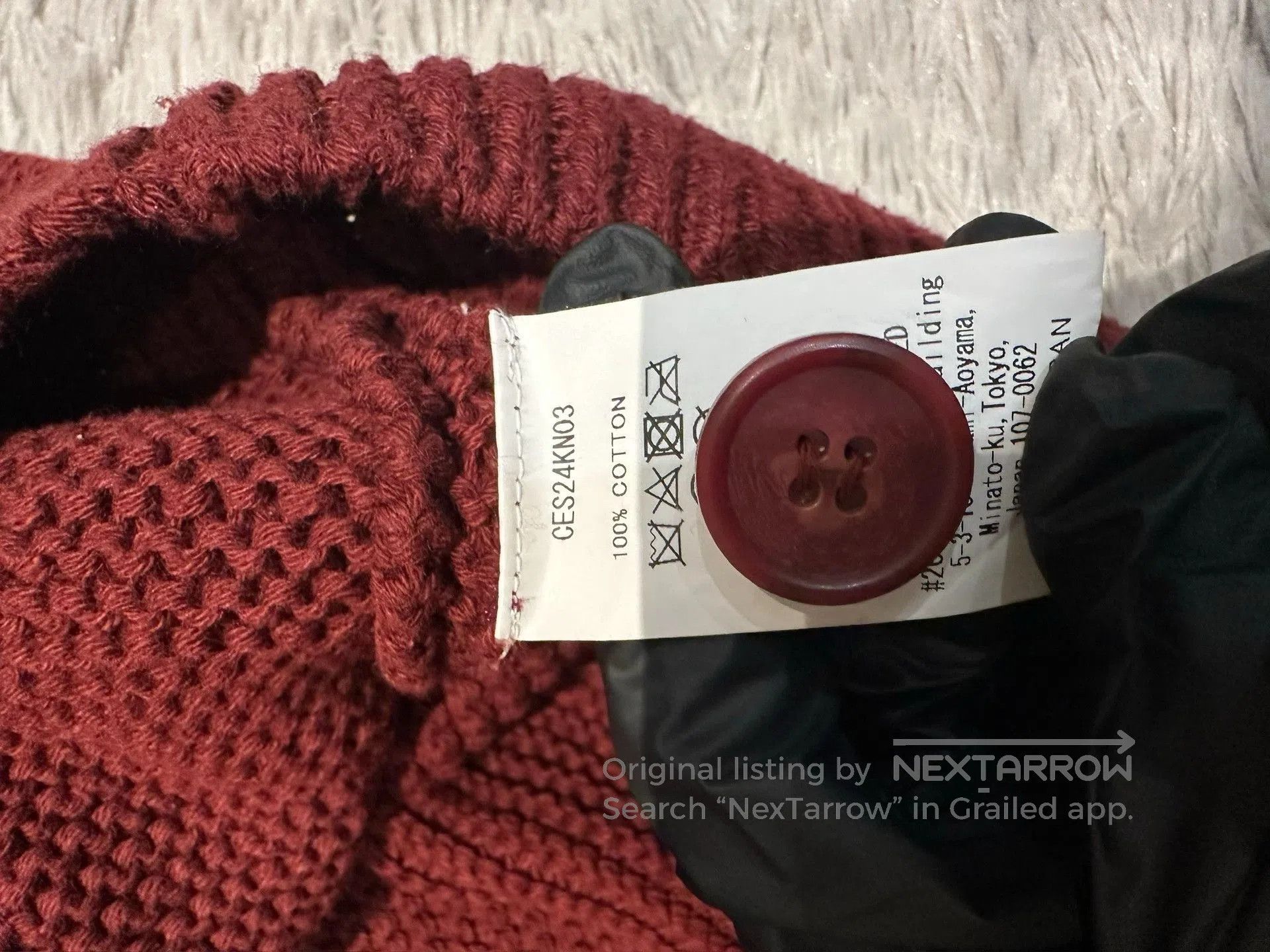 Cav Empt CE/CAVEMPT Wine Red Single. Size US M / EU 48-50 / 2 - 5 Thumbnail