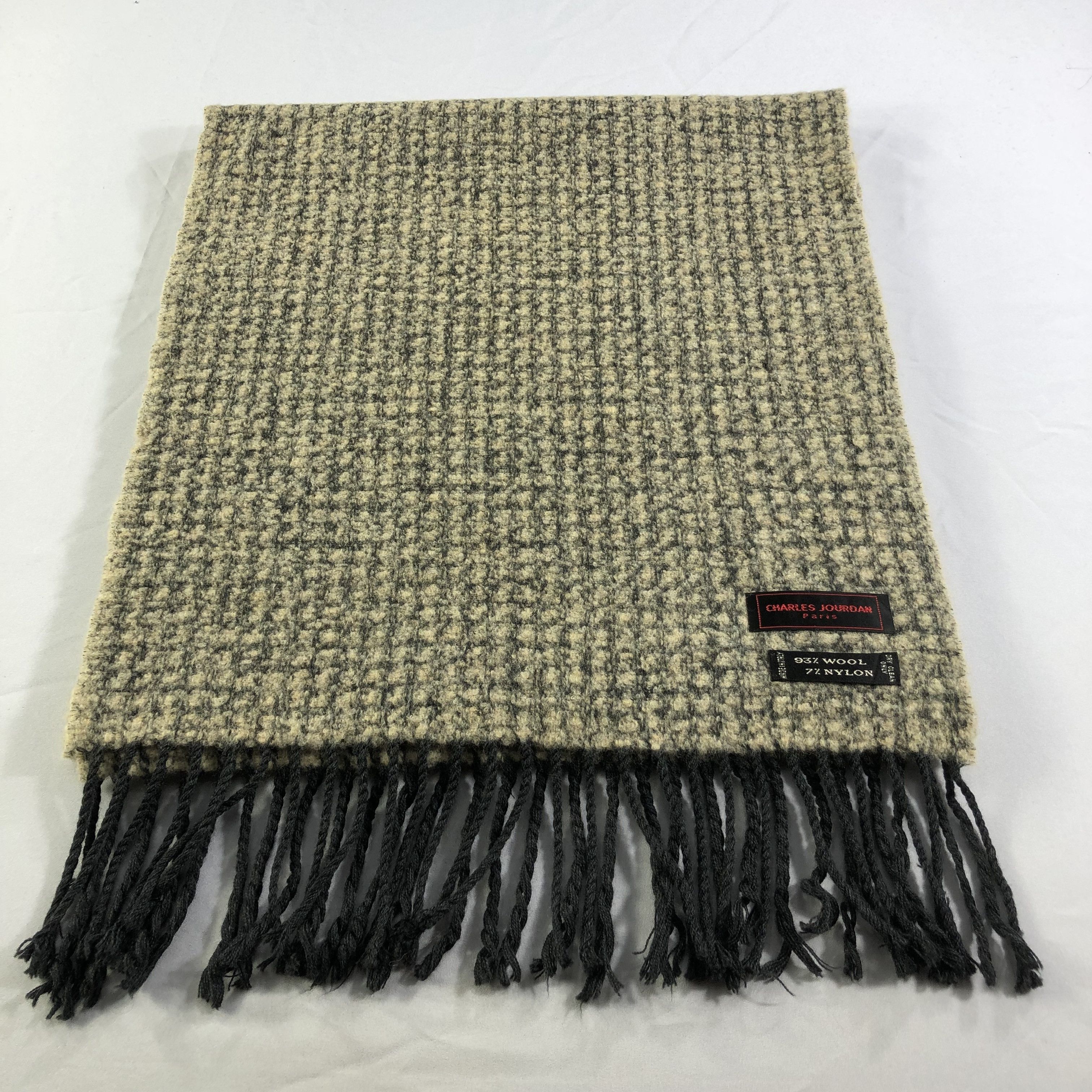 Charles Jourdan Charles Jourdan Wool Scarf Muffler V1378 Size ONE SIZE - 2 Thumbnail