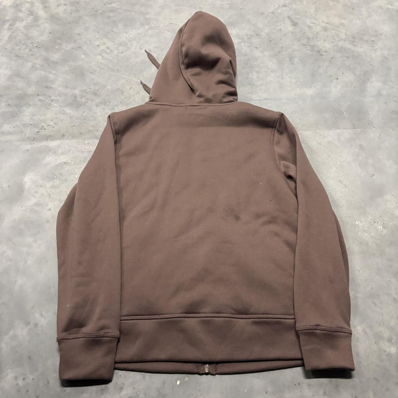 Aeropostale × Vintage Vintage Y2K/2000s Cute Brown Soft Sherpa Lined Zip Up Hoodie! Size M / US 6-8 / IT 42-44 - 7 Thumbnail