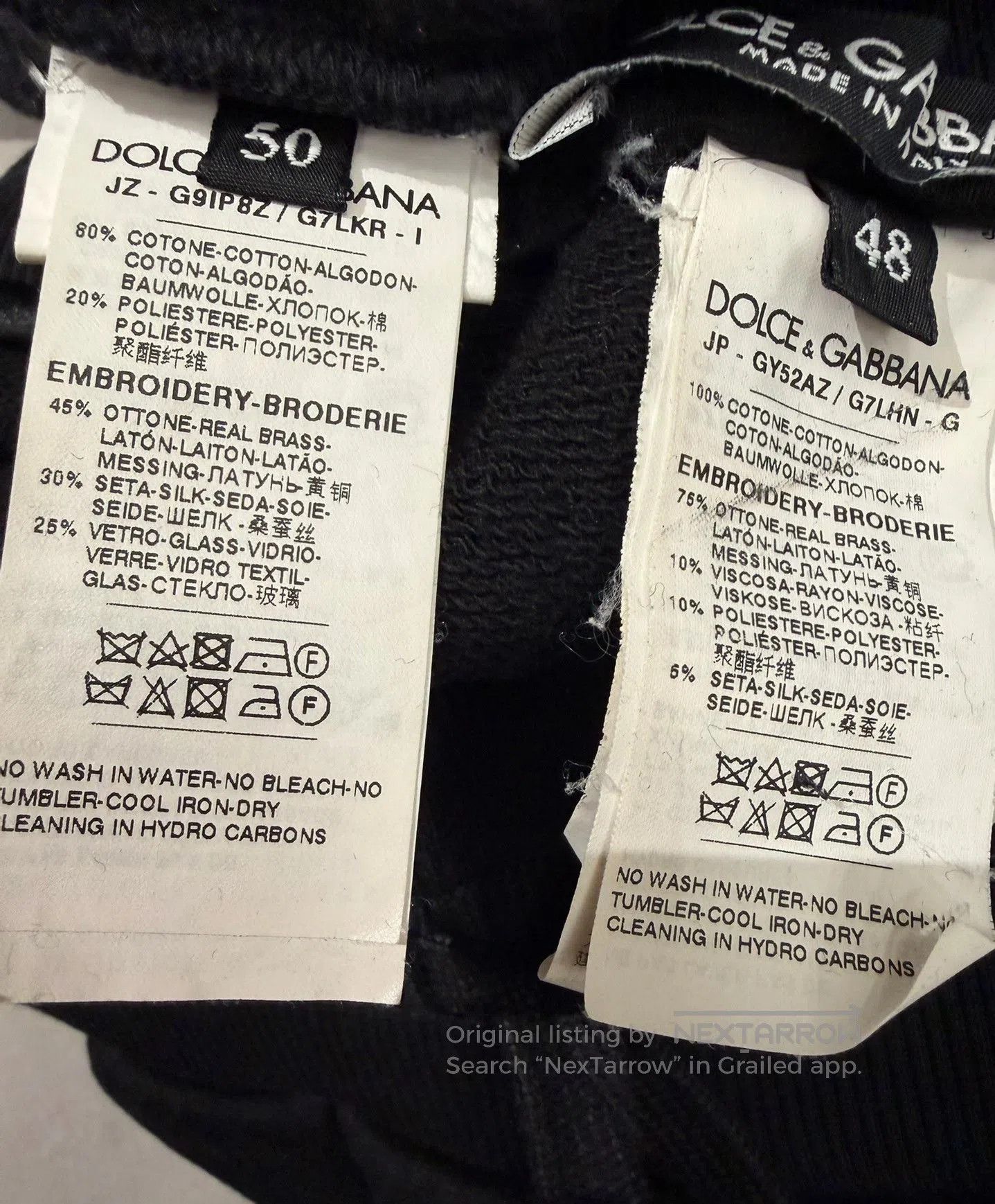 Dolce & Gabbana Dolce & Gabbana Men's Embroidered Tracksuit. Size US L / EU 52-54 / 3 - 5 Thumbnail