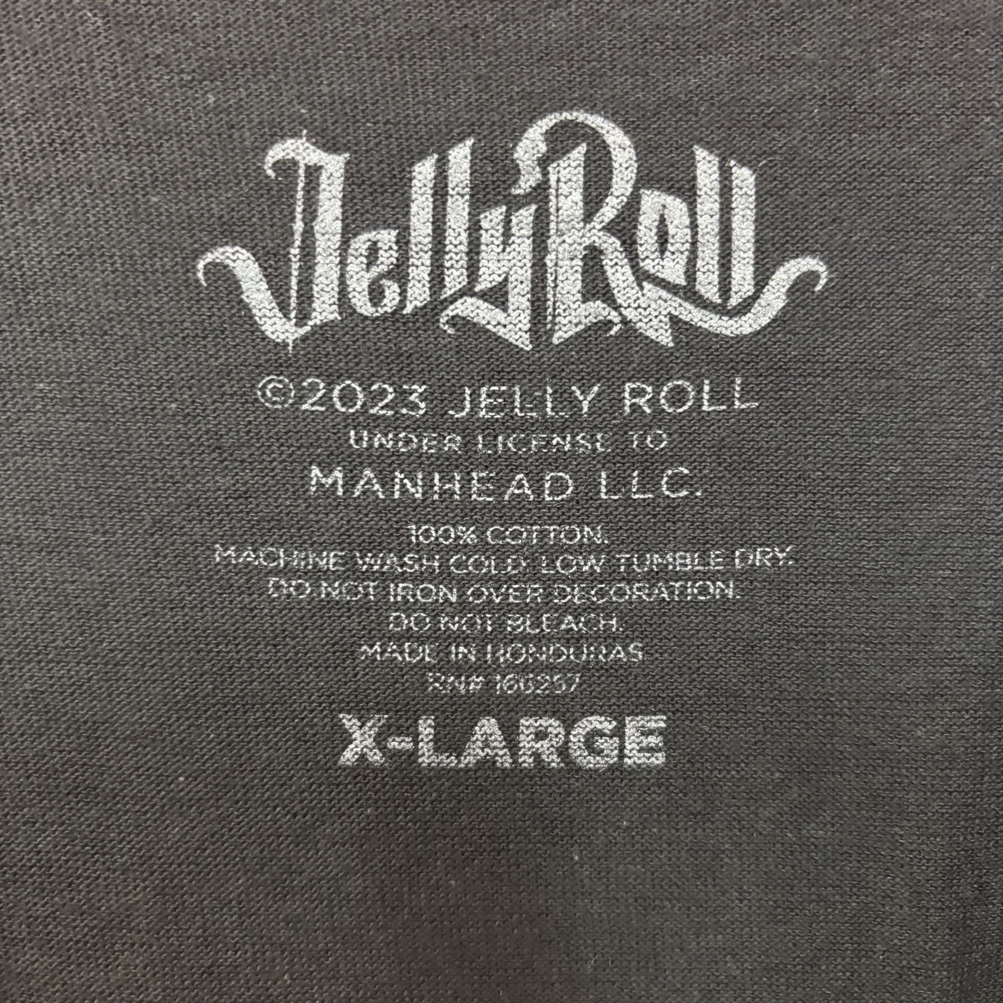 Rap Tees Jelly Roll '100 Percent Authentic' T-Shirt XL Size US XL / EU 56 / 4 - 4 Thumbnail