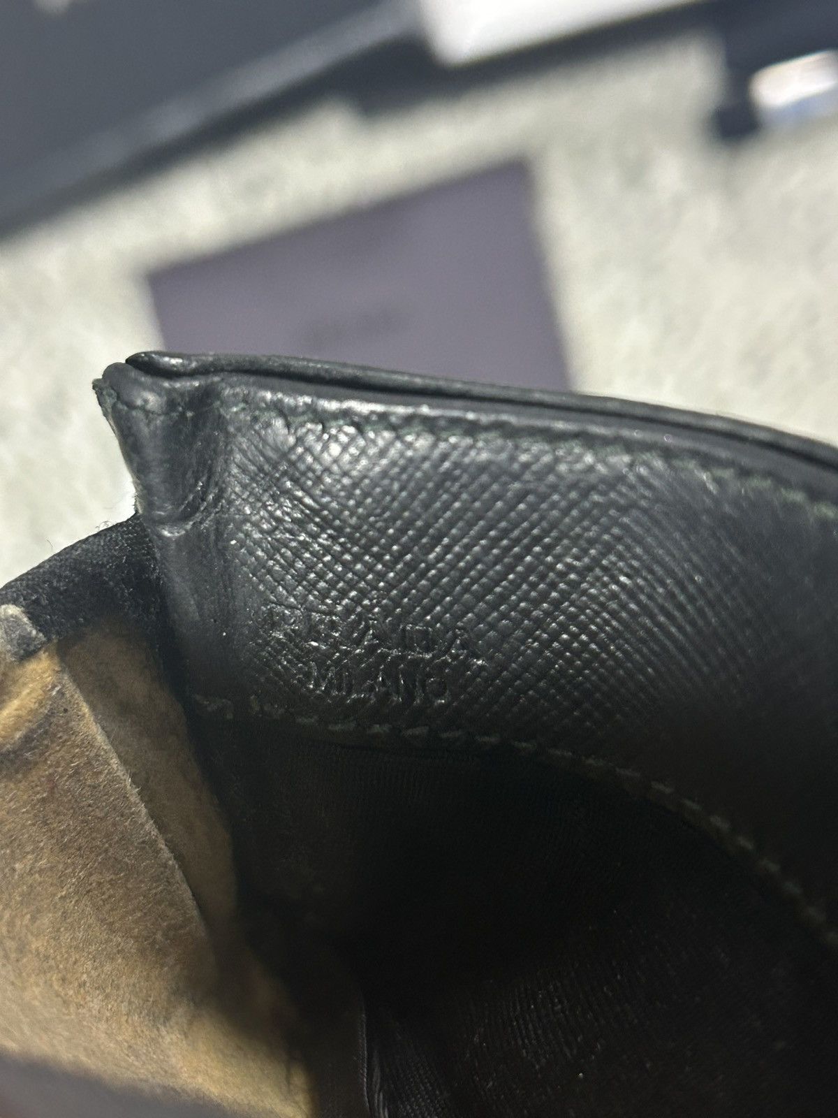 Prada Prada leather cardholder black vintage small OG ALL Size ONE SIZE - 4 Thumbnail