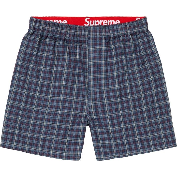 Hanes × Supreme Plaid Boxers (4 Pack) - M | Grailed