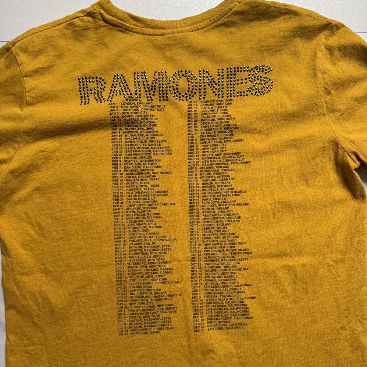 Band Tees Ramones 1-2-3-4 1978 World Tour T-Shirt Size M / US 6-8 / IT 42-44 - 6 Thumbnail