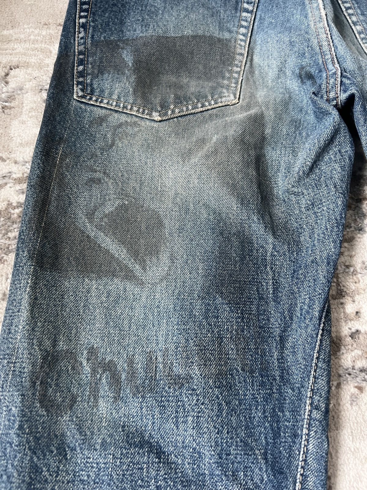 Undercover Undercover SS06 “T” Chuuut Denim Size US 30 / EU 46 - 2 Thumbnail