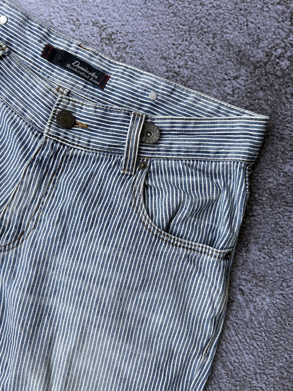 If Six Was Nine 💸BINDINGOFFER💸Dominate striped short pants patched styled Size US 34 / EU 50 - 4 Thumbnail