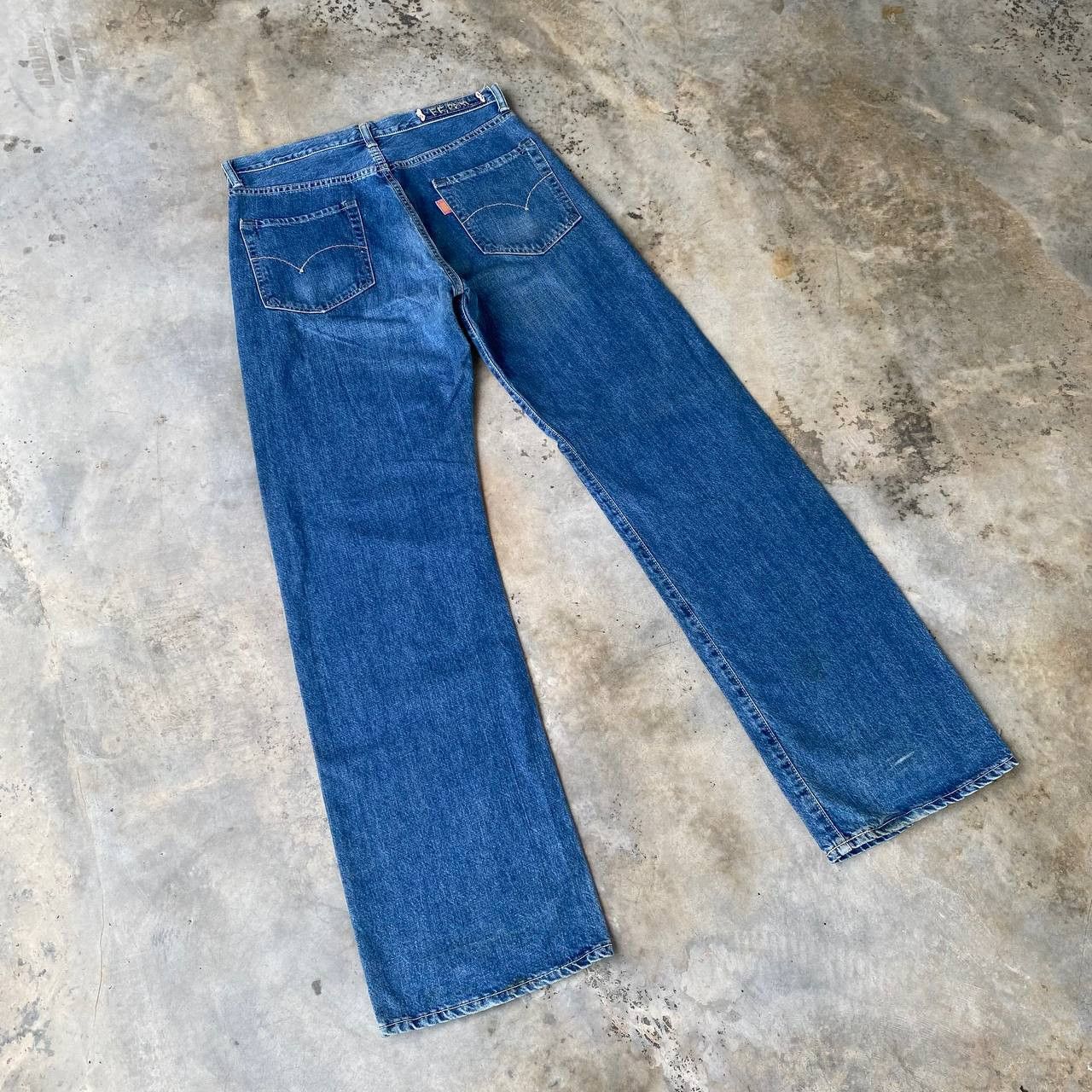 45rpm VINTAGE 90S 45RPM DENIM BLUEWASH STRAIGHT LEG Size US 30 / EU 46 - 9 Thumbnail