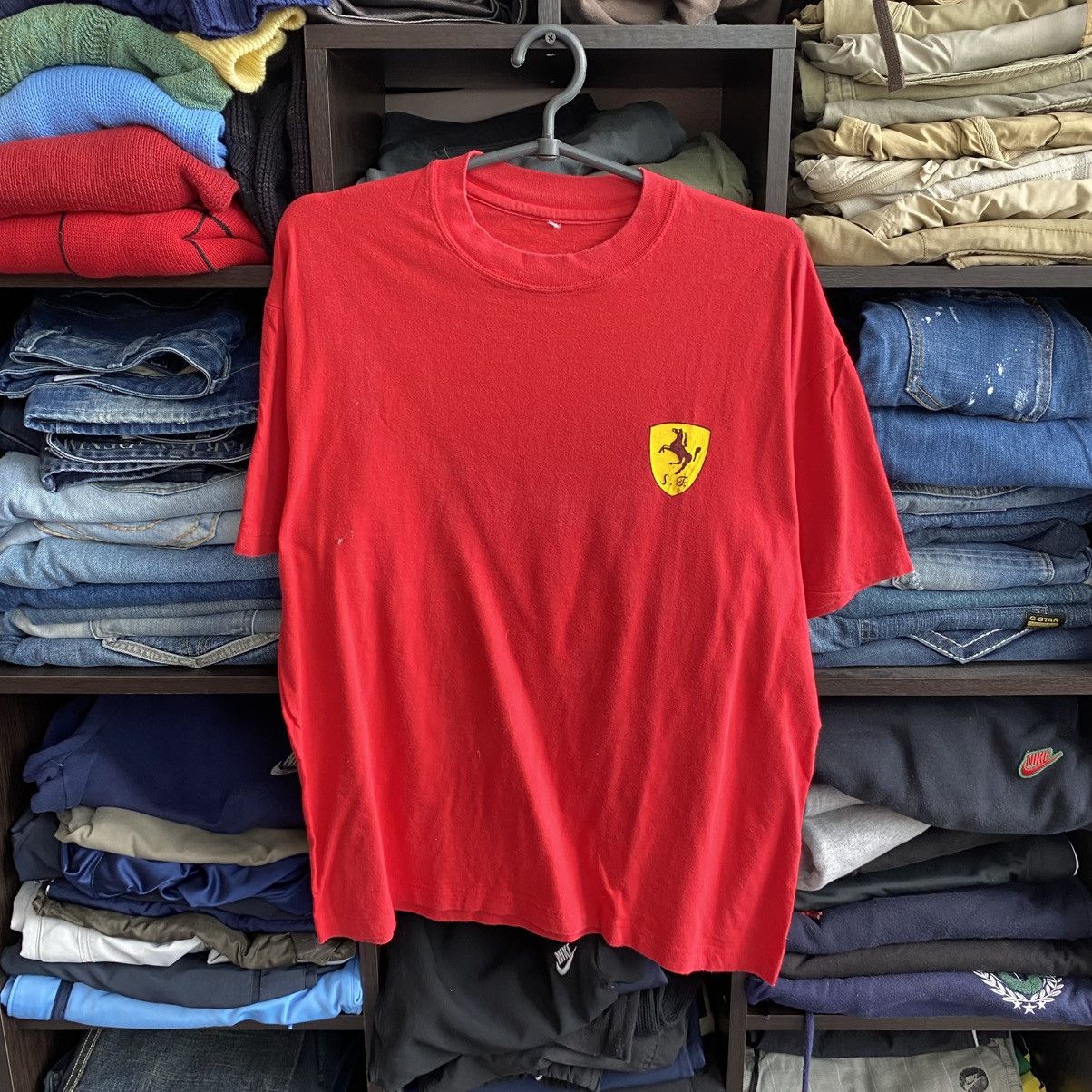 Ferrari Vintage Ferrari Big Logo racing 90’s rare nascar tee Size US M / EU 48-50 / 2 - 1 Thumbnail