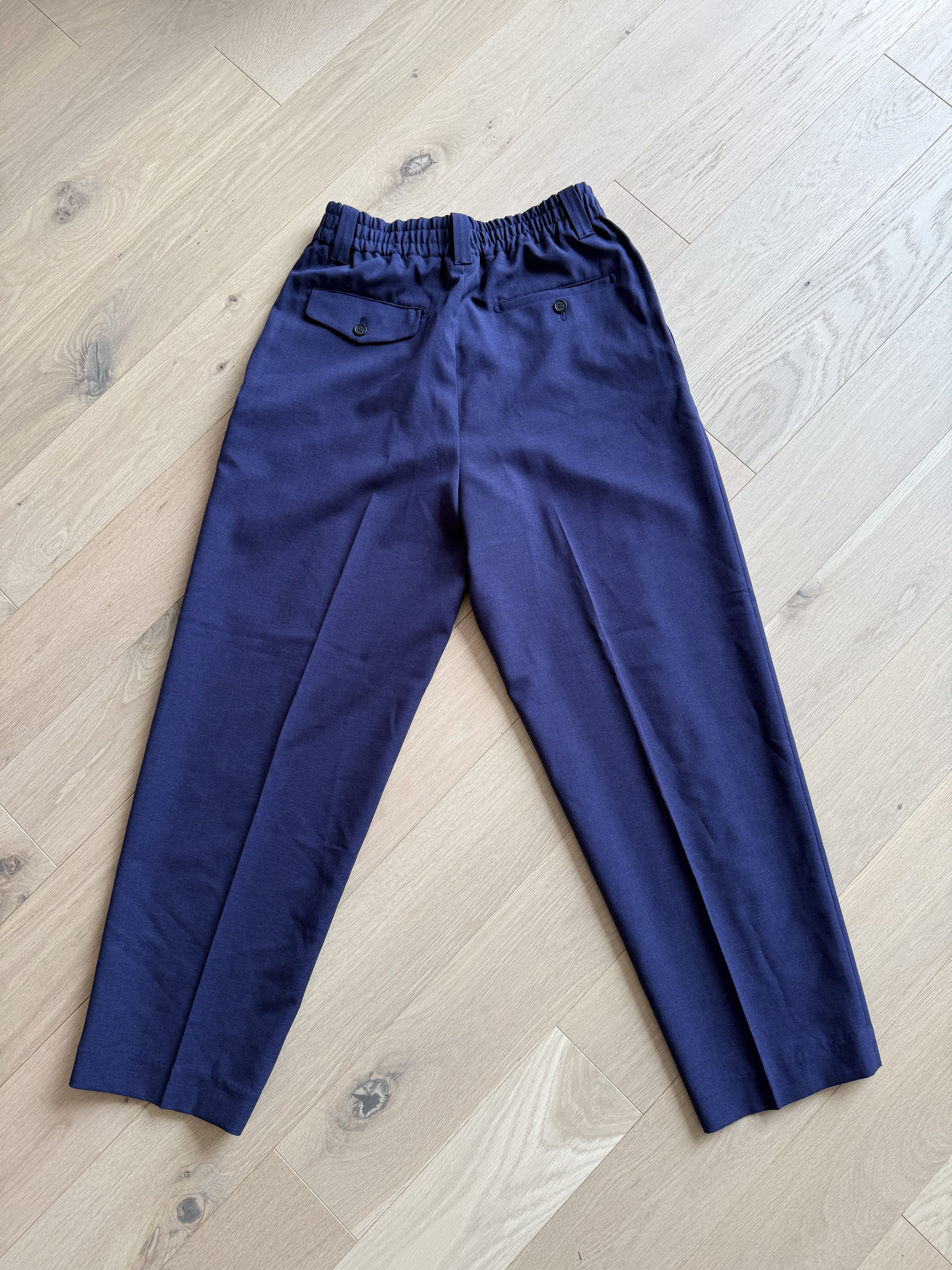 Marni × Uniqlo Uniqlo x Marni SS22 Wide Fit Easy Pants Indigo Blue Size US 30 / EU 46 - 2 Thumbnail