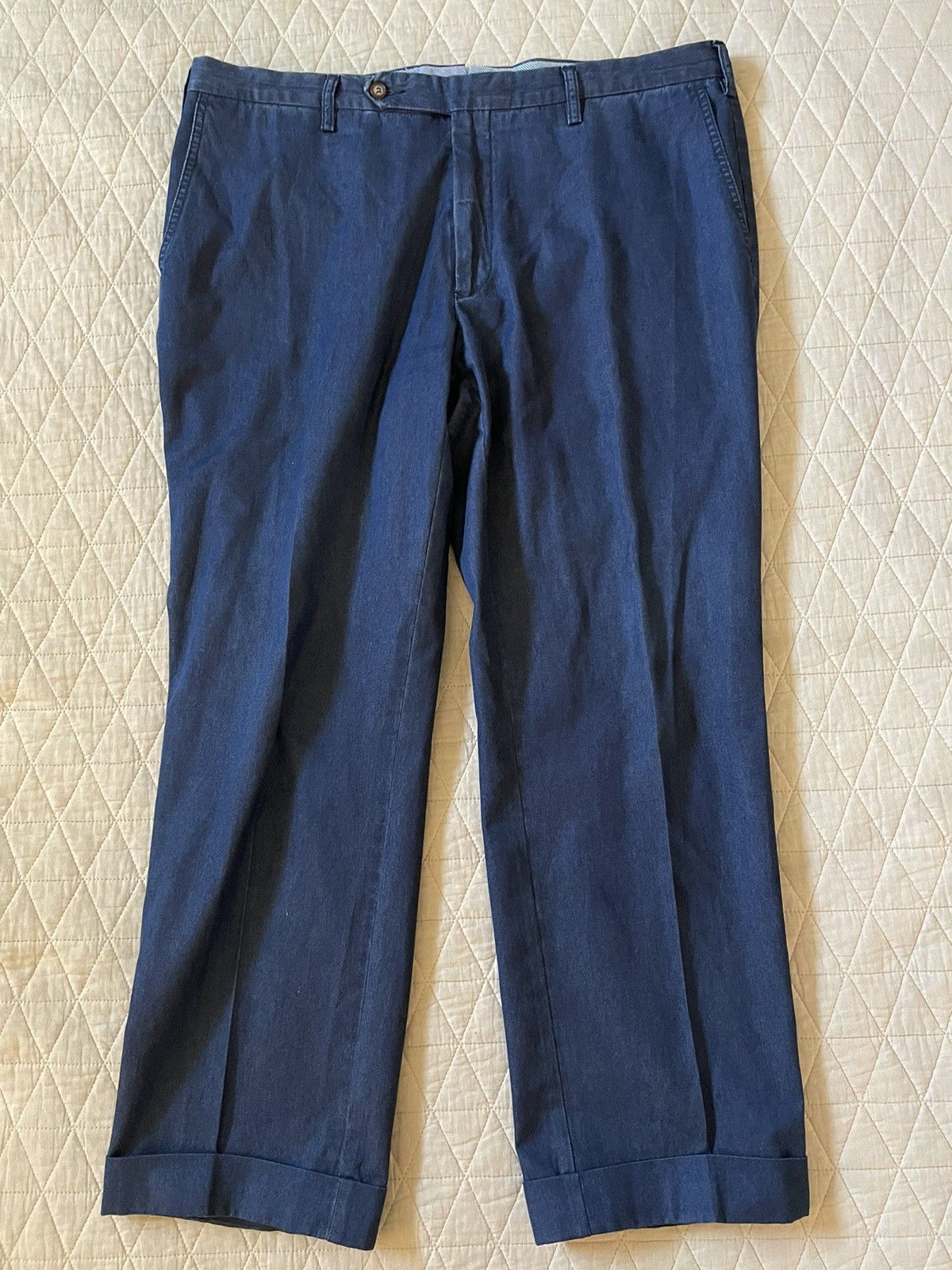 Rota Rota sport Refined Denim Flat Front Trouser Size US 38 / EU 54 - 3 Thumbnail