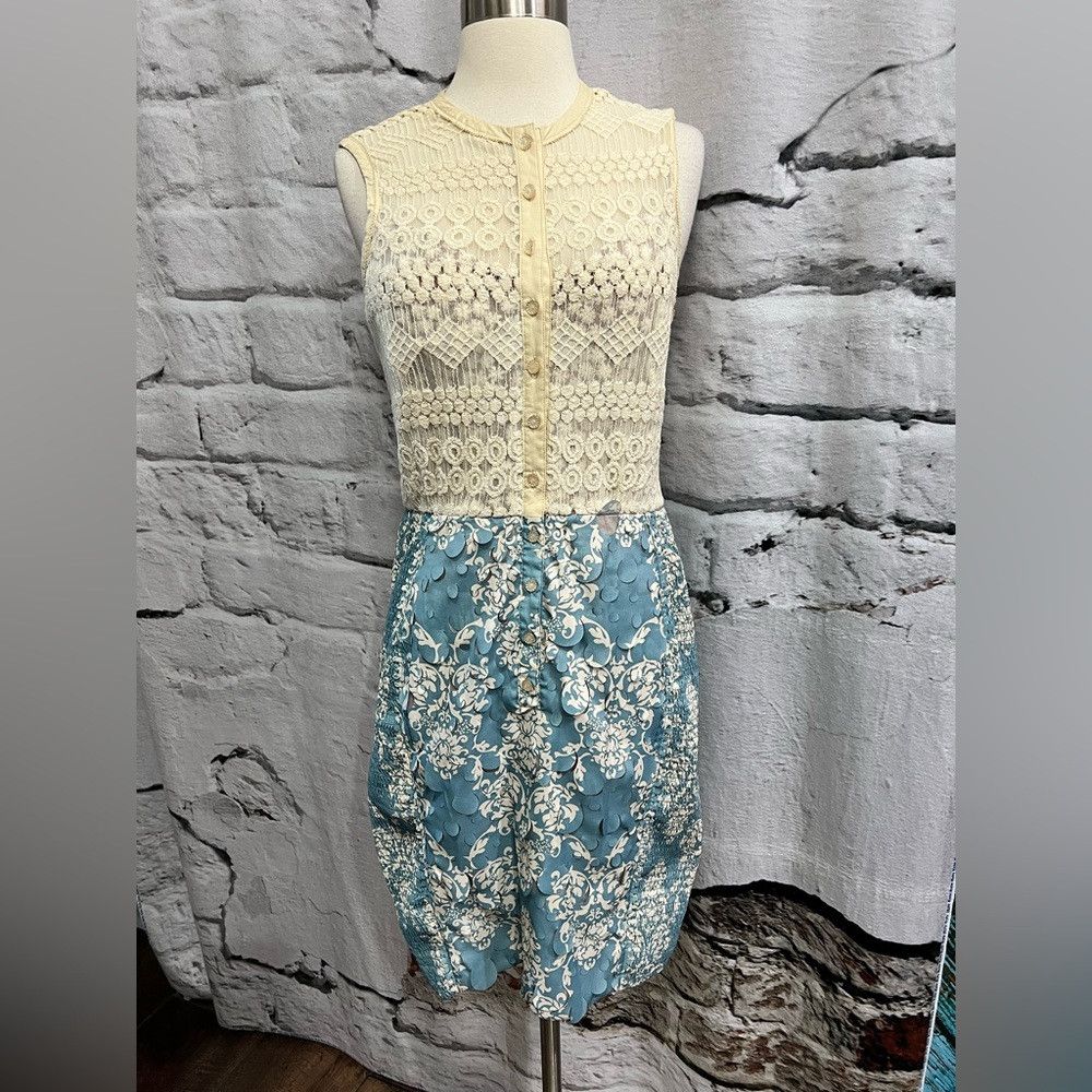 Anthropologie Anthropologie Beguile Bryron Lars Lasercut Fleur-De-Lys Emb Size M / US 6-8 / IT 42-44 - 2 Thumbnail