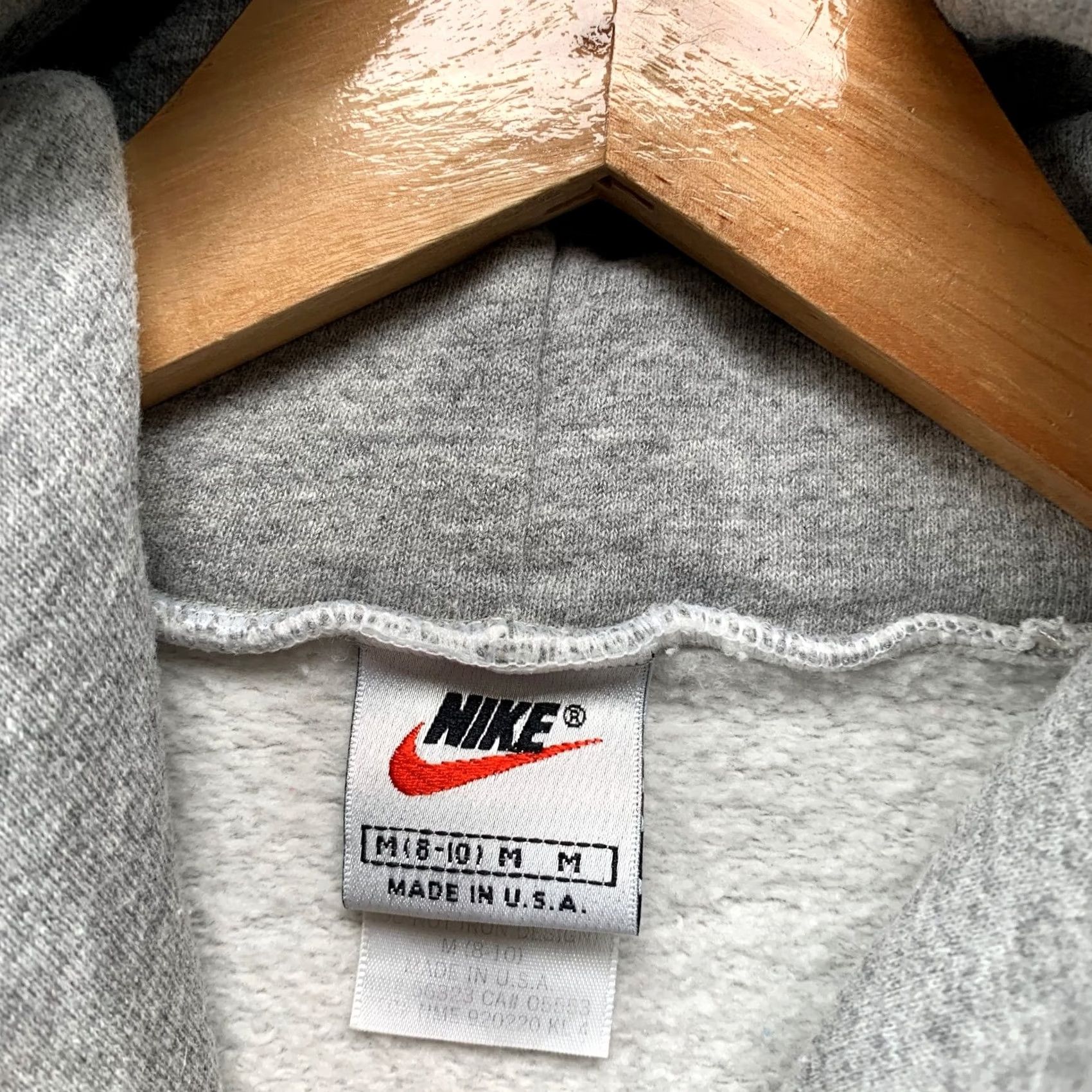Nike VINTAGE Nike Air Hoodie Sweatshirt Womens Medium 90s Embroidered USA Size M / US 6-8 / IT 42-44 - 5 Thumbnail