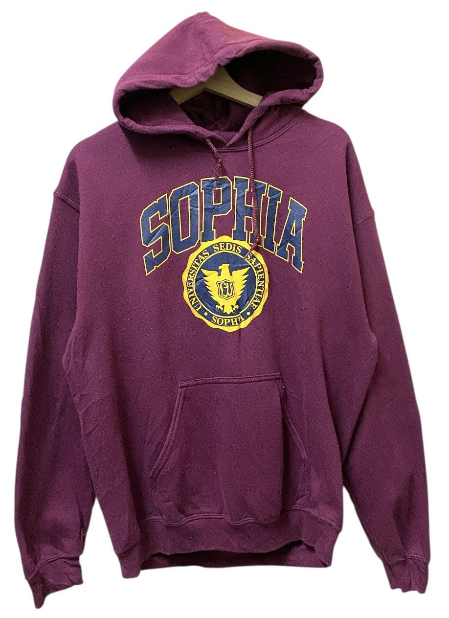 The Unbranded Brand Sophia Hoodie Maroon Colour Pullover Size US M / EU 48-50 / 2 - 1 Thumbnail