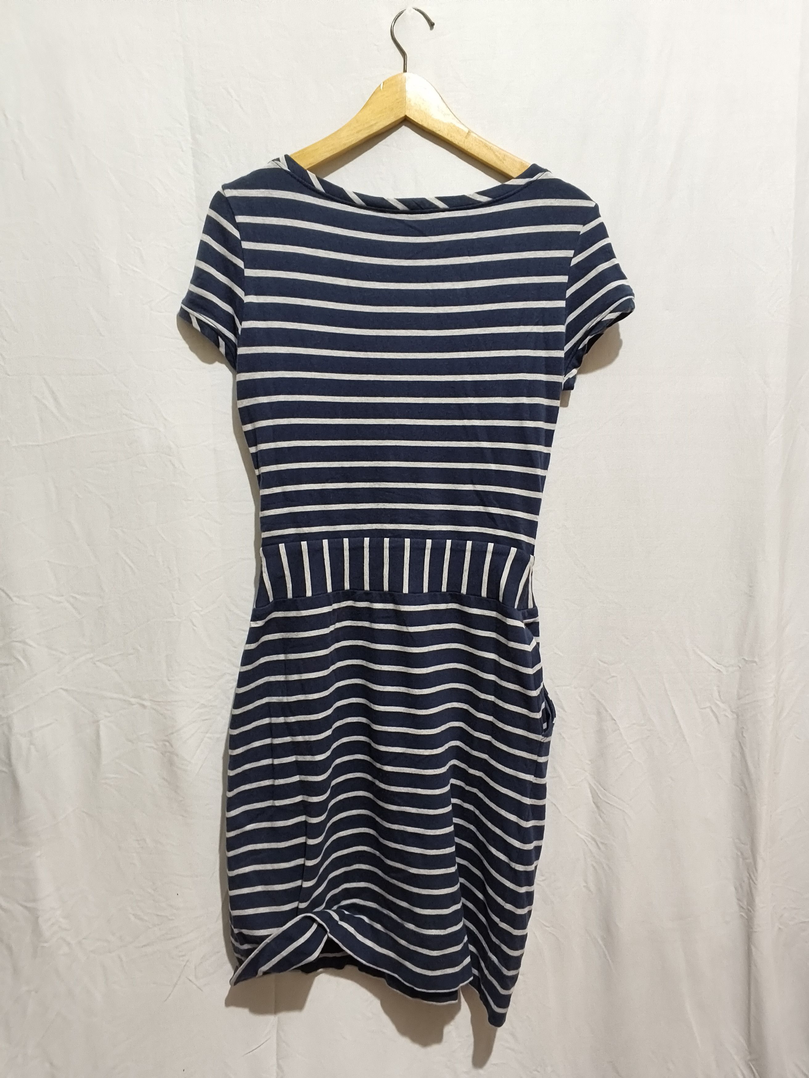 Love Moschino Love Moschino Women Blue Striped Dress Size S / US 4 / IT 40 - 2 Thumbnail