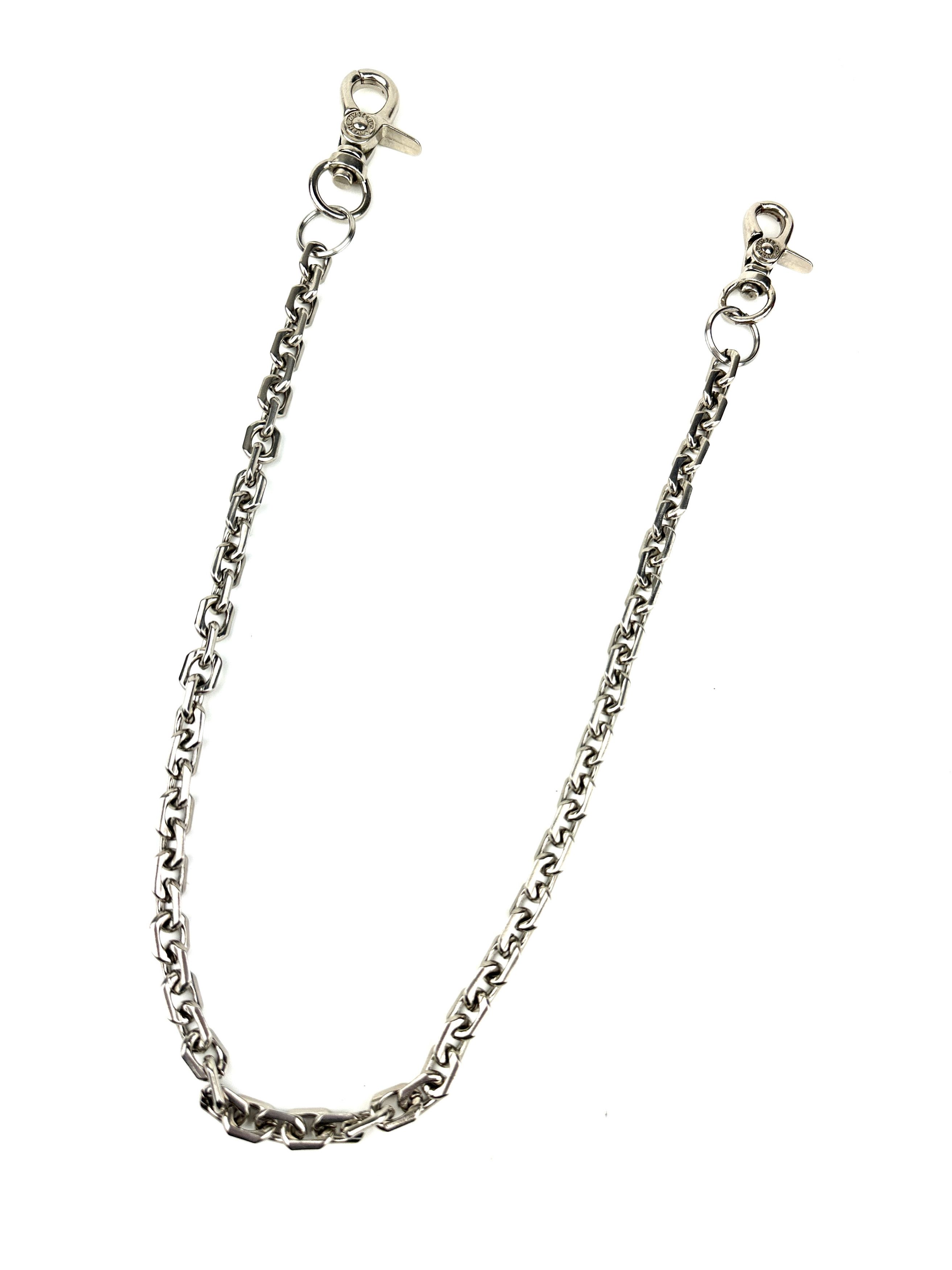 image of Hysteric Glamour Long Wallet Chain in Silver, Men's