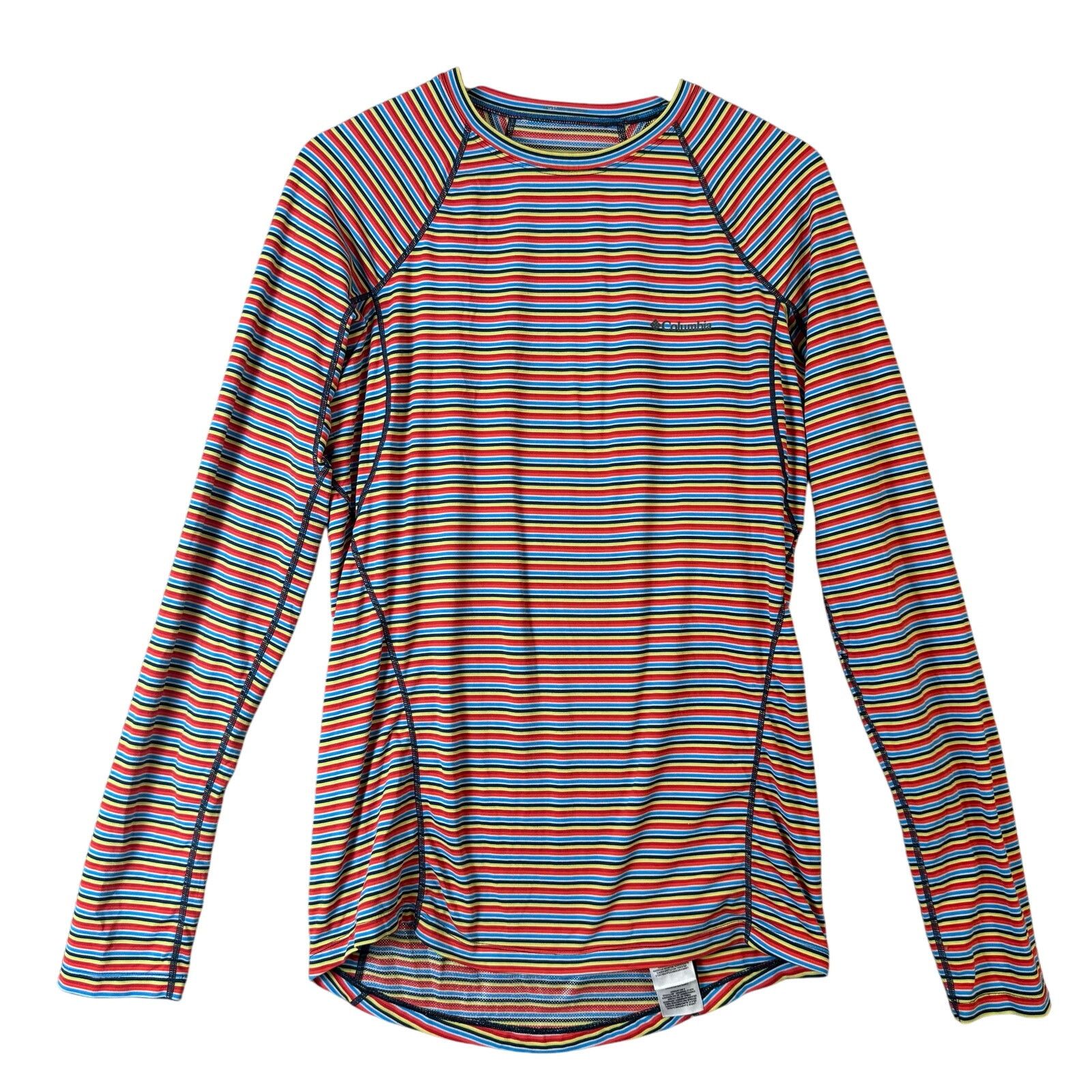 Columbia Columbia Men's Baselayer Long Sleeve Top Shirt Red Stripe L Size US L / EU 52-54 / 3 - 1 Thumbnail