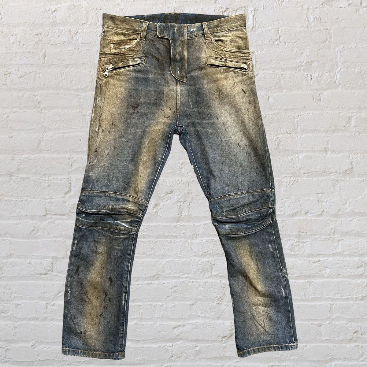 Balmain Balmain by Decarnin AW11 “Dirty Wash” 3D Denim | Grailed