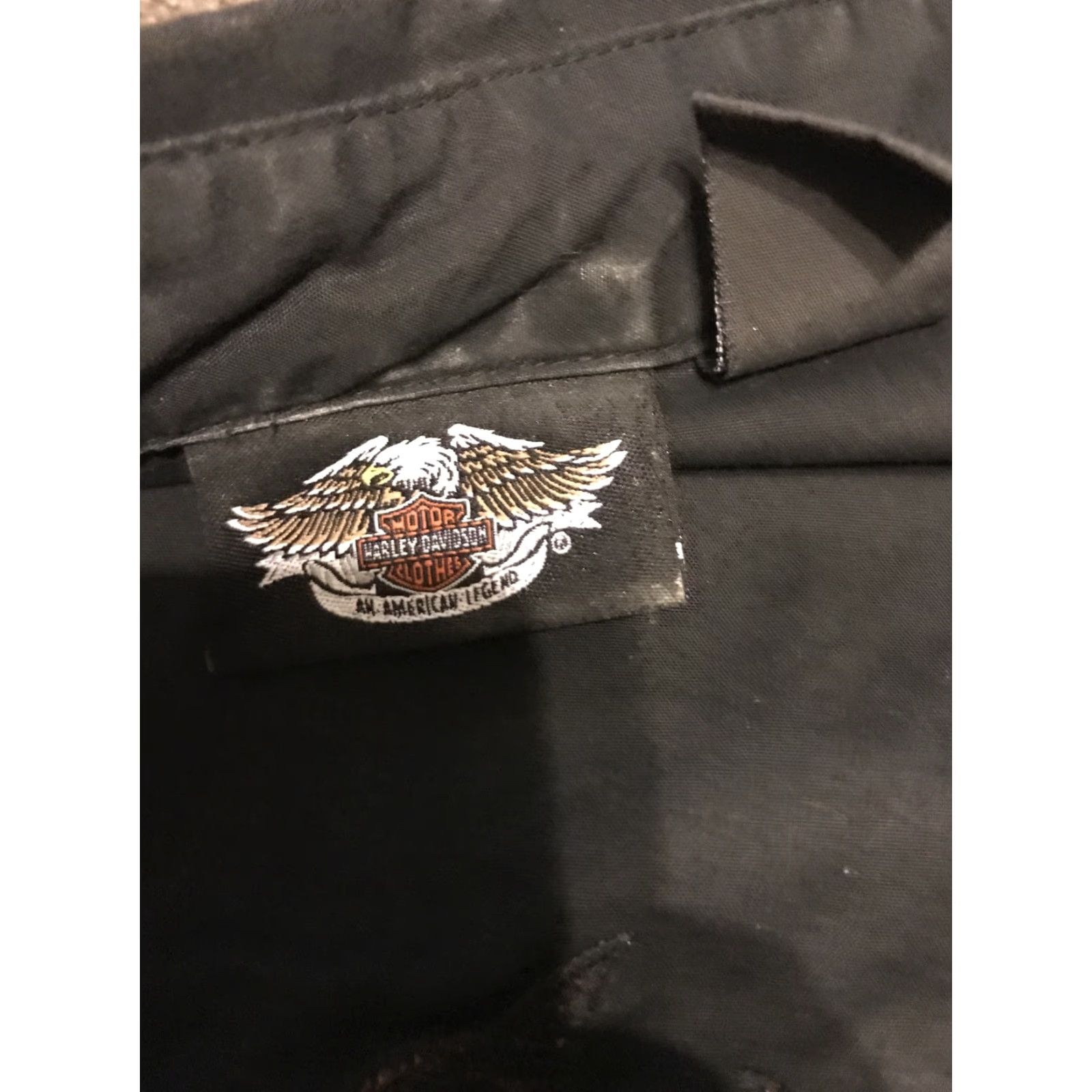 Harley Davidson HARLEY-DAVIDSON ROAD ANGEL WOMENS 1W PLUS BUTTON-UP BLACK 96201-09VW Size XS / US 0-2 / IT 36-38 - 4 Thumbnail