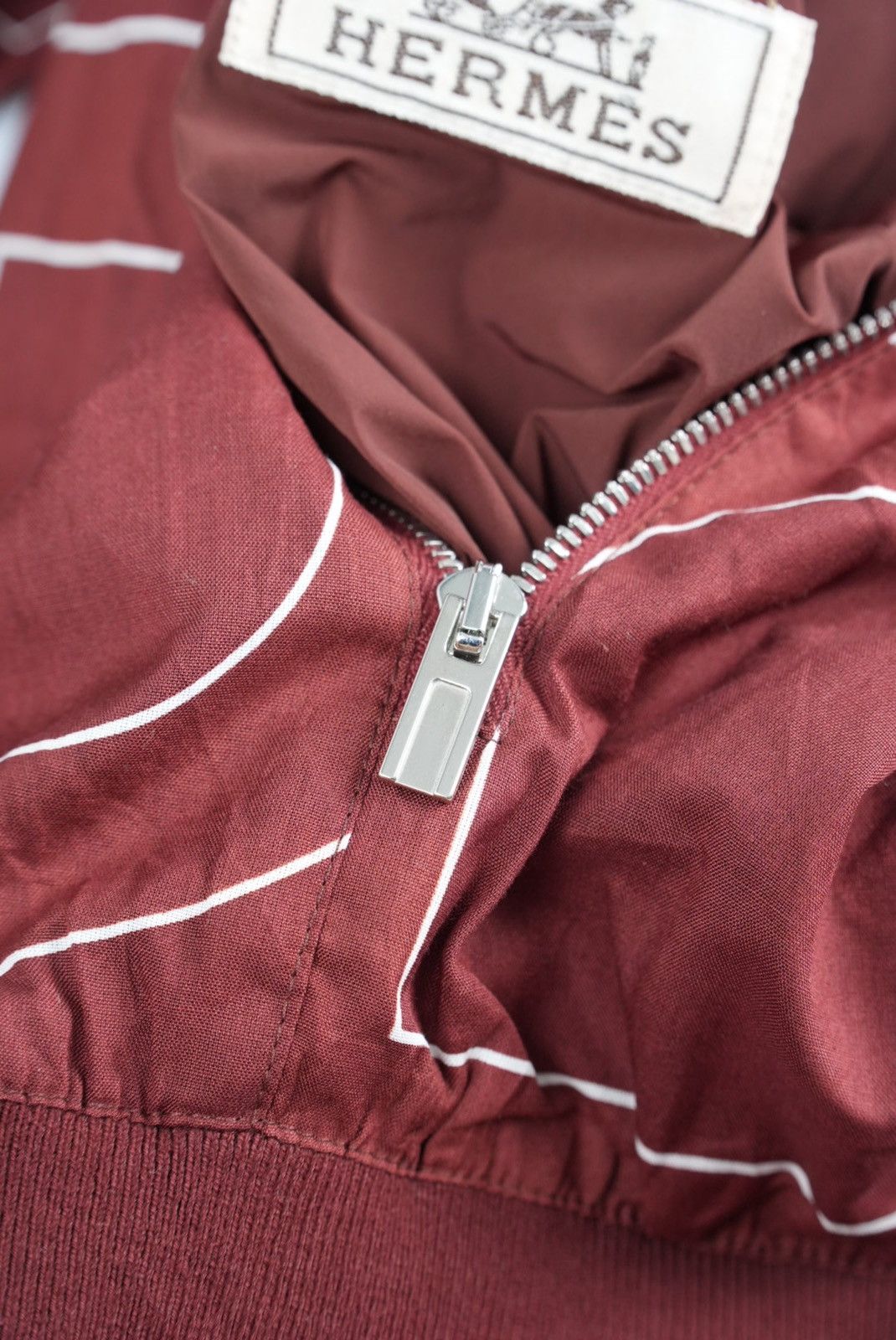 Hermes Hermes Jacket Chaine D'Ancre Red Reversible Windbreaker Size US M / EU 48-50 / 2 - 10 Thumbnail