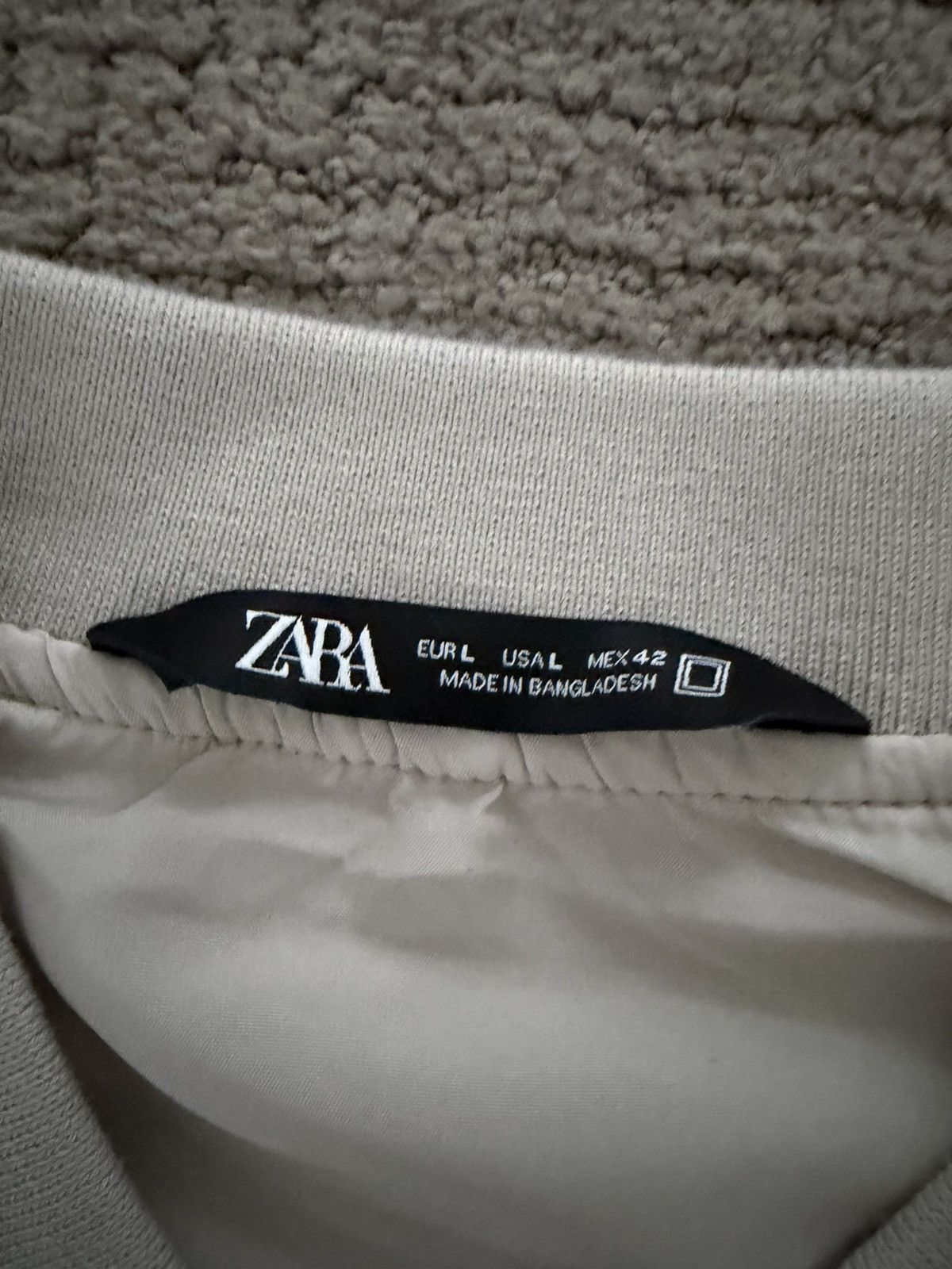 Zara Suede Like Bomber Jacket Size US L / EU 52-54 / 3 - 2 Thumbnail