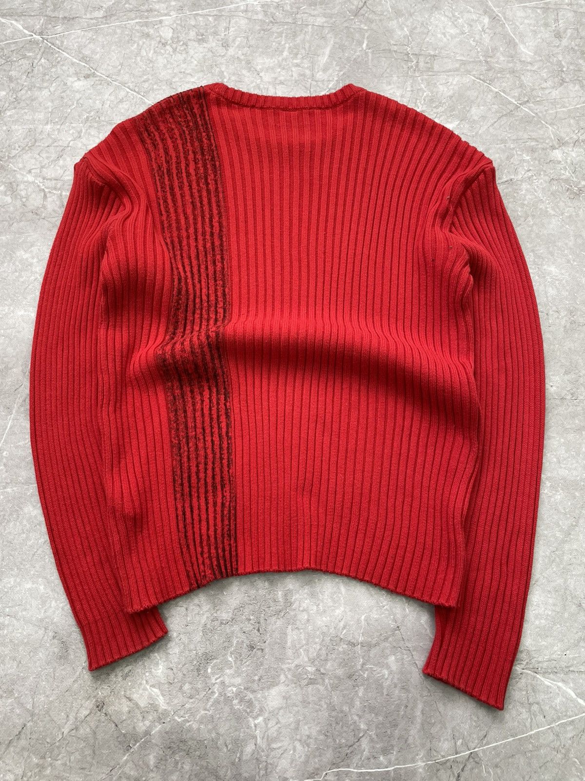 Designer × Diesel × Vintage Vintage Avant-garde DIESEL Archival Y2K Sweater Size US L / EU 52-54 / 3 - 8 Thumbnail