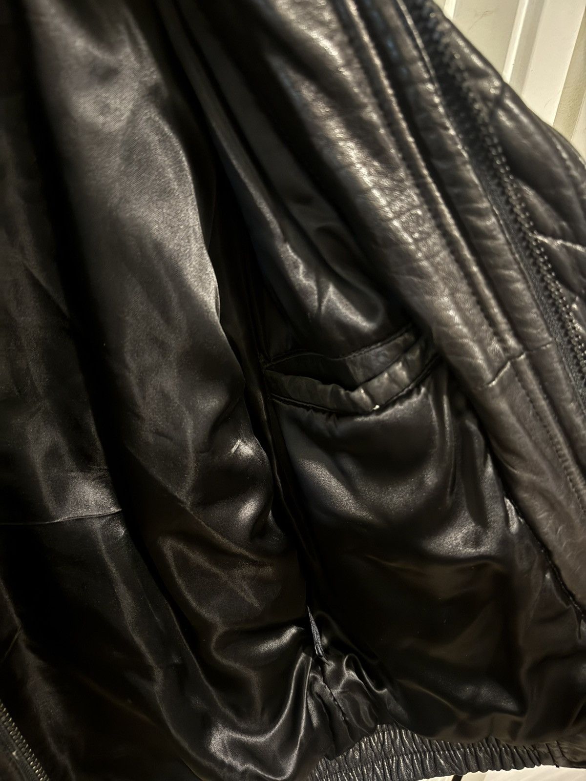 Vintage Vintage Leather bomber jacket Size US M / EU 48-50 / 2 - 3 Thumbnail
