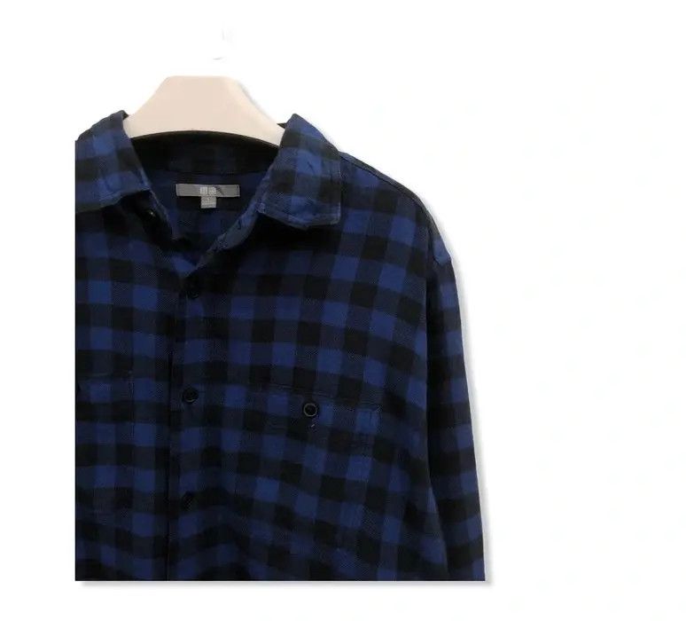 Flannel × Japanese Brand Japanese Brand Uniqlo Plaid Tartan Flannel Shirt 👕 Size US L / EU 52-54 / 3 - 2 Thumbnail