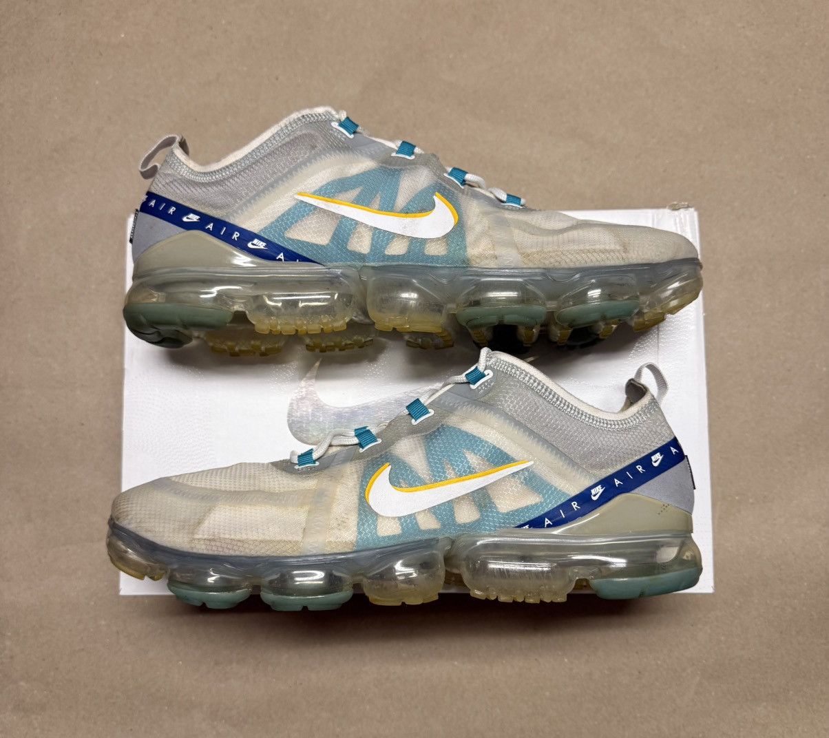 Nike Nike Air Vapormax 2019 SE Wolf Grey Blue men’s size 14 Rare! Size US 14 / EU 47 - 1 Thumbnail