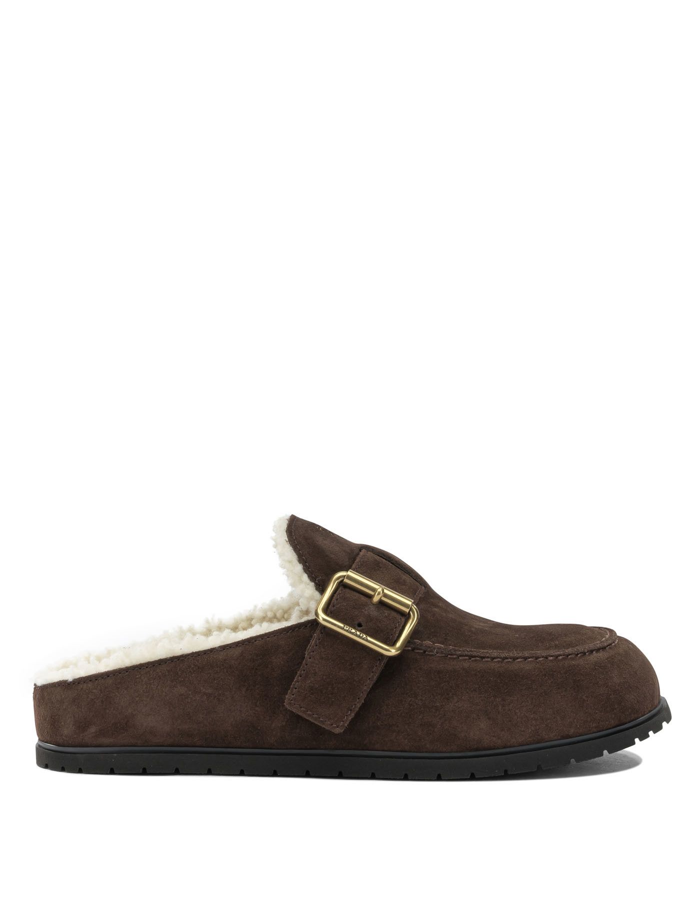 Prada Leather Pony-Hair Mules | Grailed