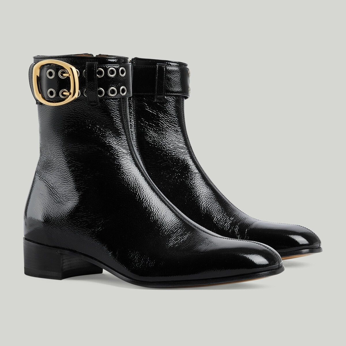 Gucci o1s1wg111025 Boots With Buckle in Black Size US 12.5 / EU 45-46 - 2 Thumbnail