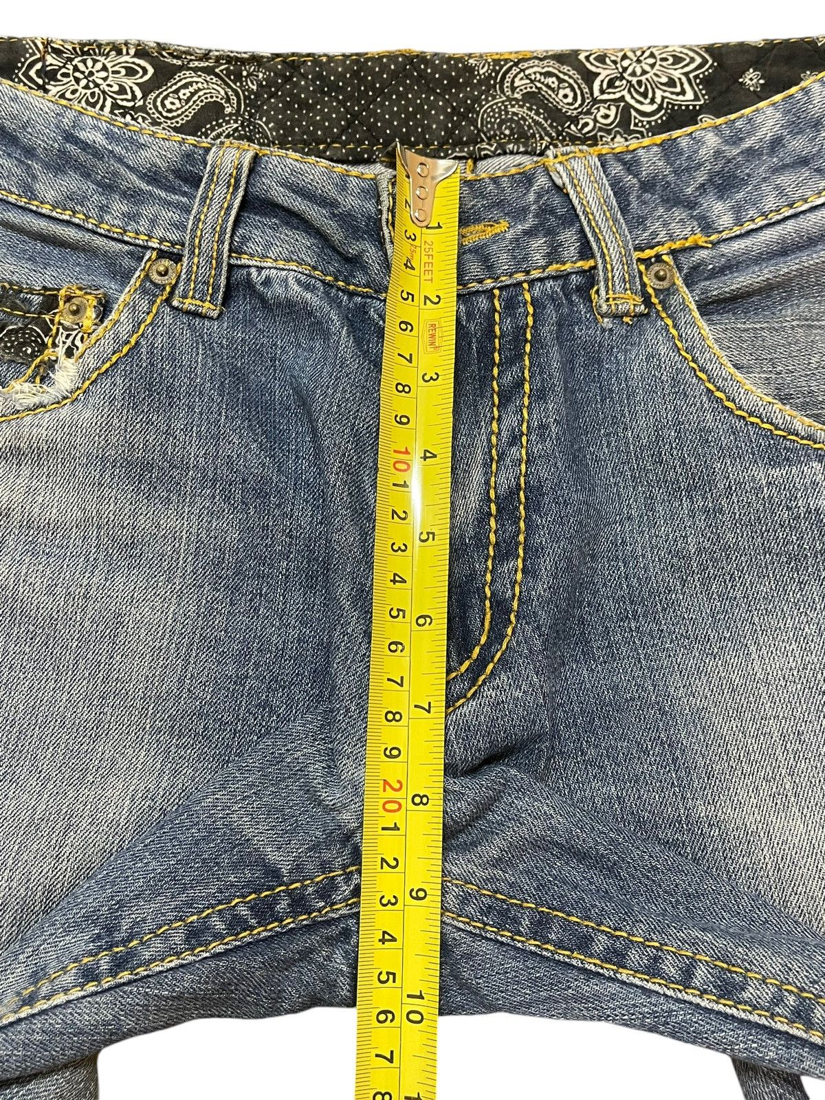 14th Addiction Vintage Japanese Seditionaries Skull Embroidered Baggy Jeans Size US 30 / EU 46 - 15 Thumbnail