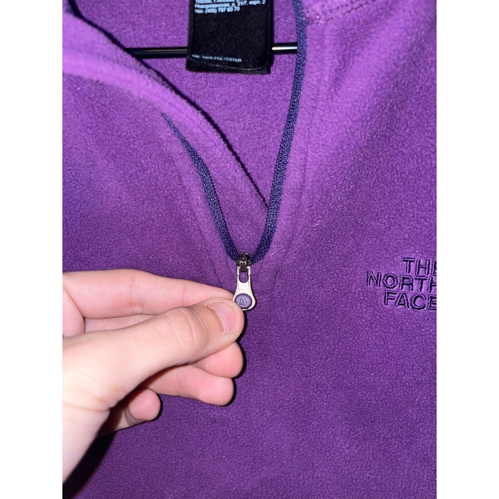 The North Face Womens The North Face Fleece Sweatshirt Quarter Zip TNF XS Size XS / US 0-2 / IT 36-38 - 6 Thumbnail